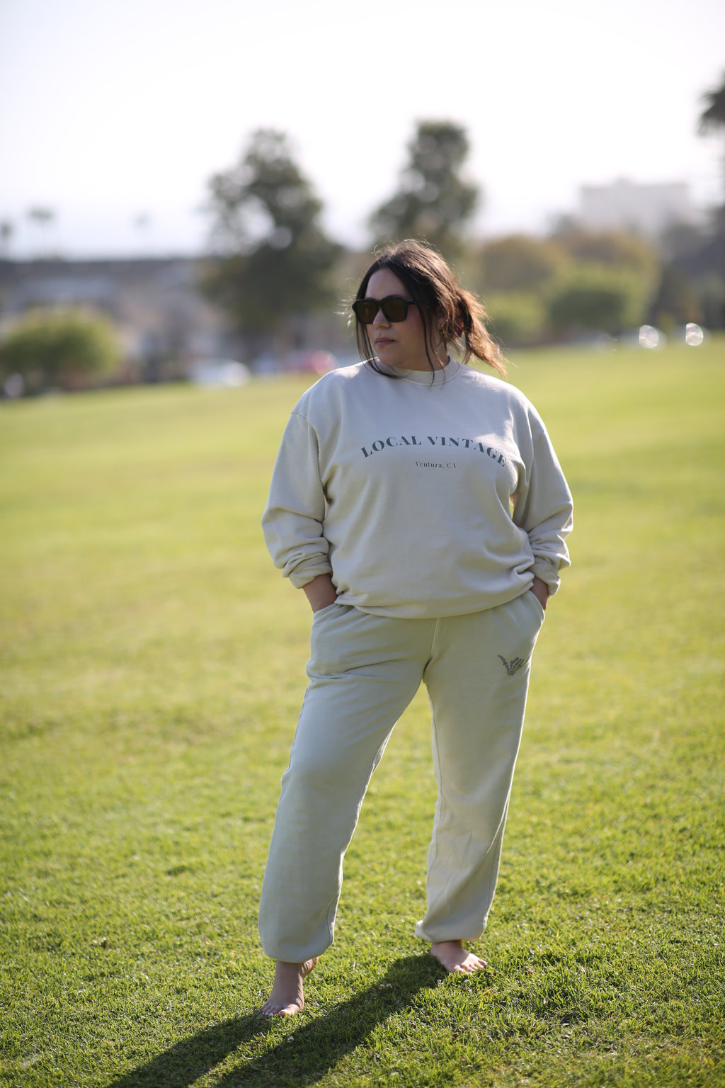 Logo Sweatpants - Sandwashed