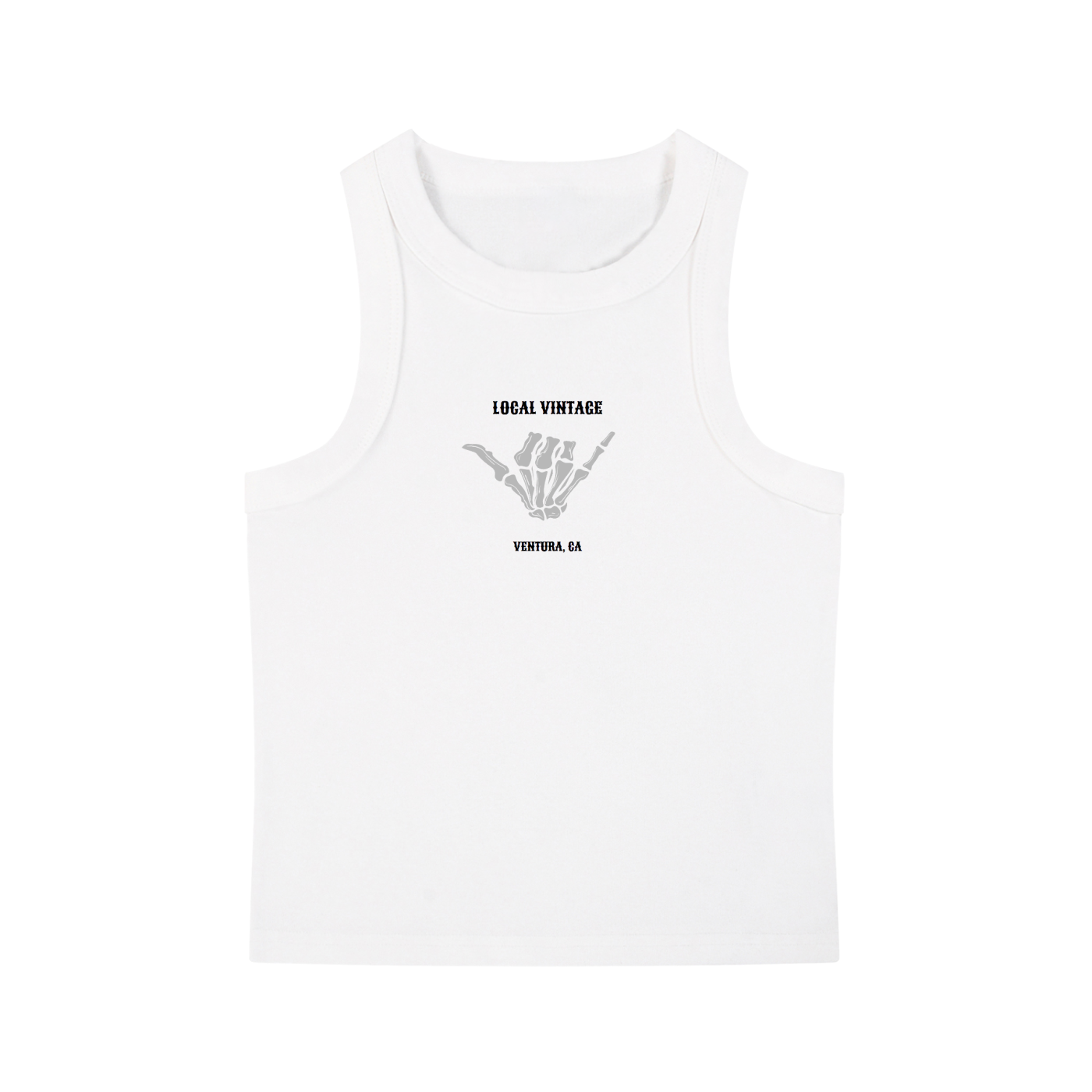 Essential Logo Tank, Cropped