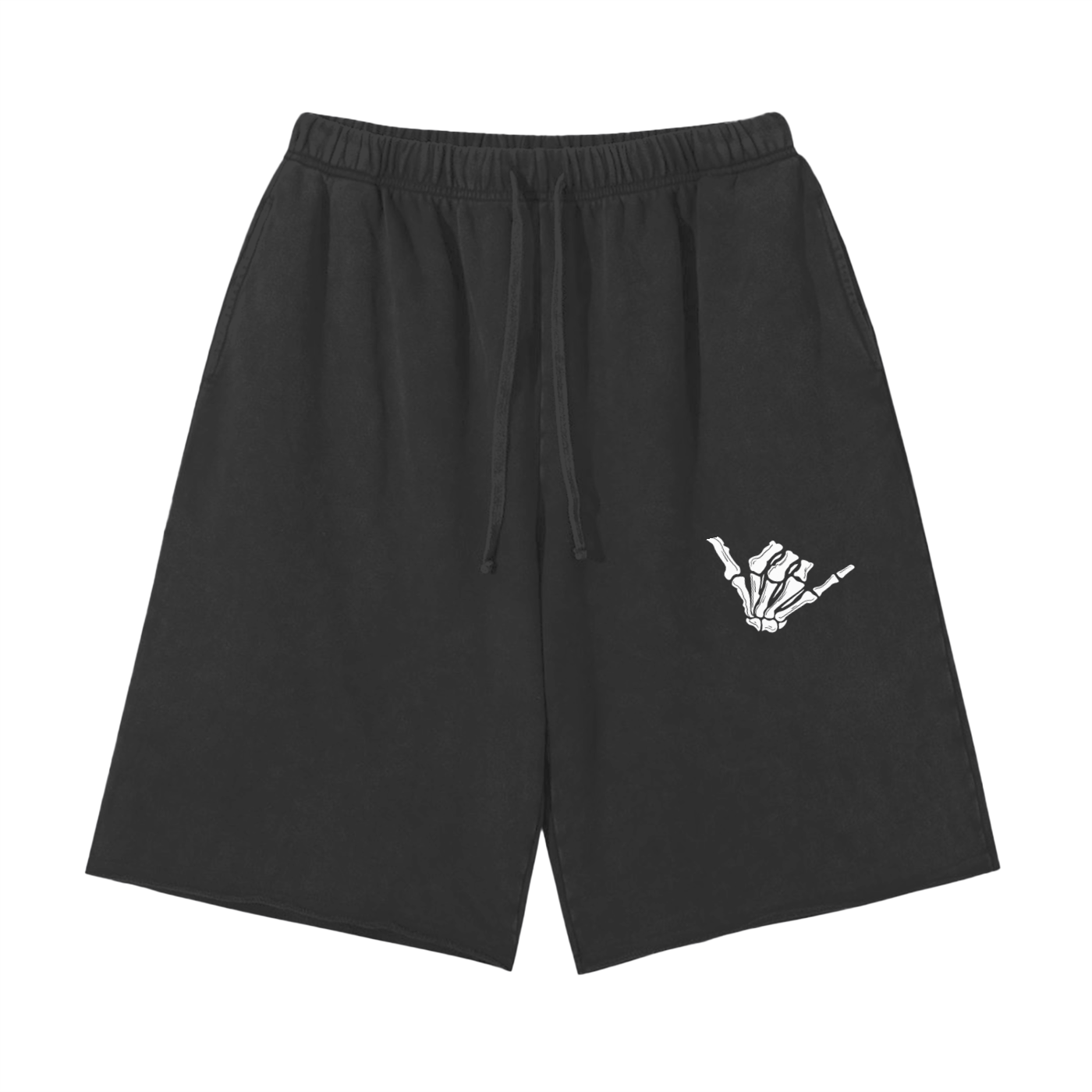 Logo Shorts - Stonewash, Full Length
