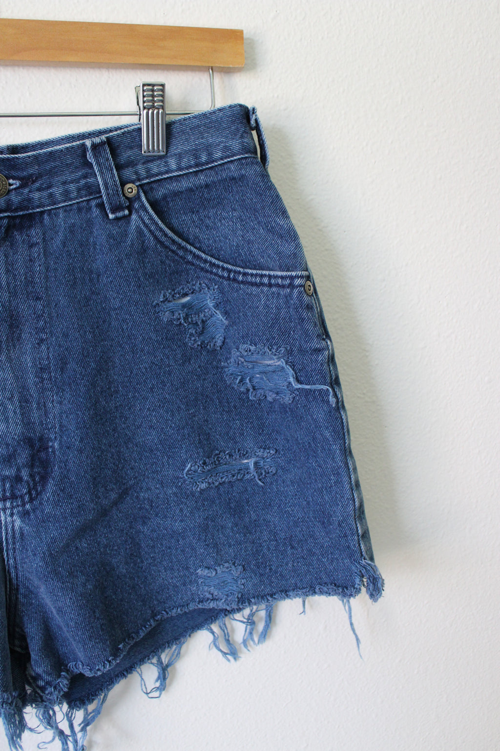 Vintage Distressed Lee's Denim Shorts
