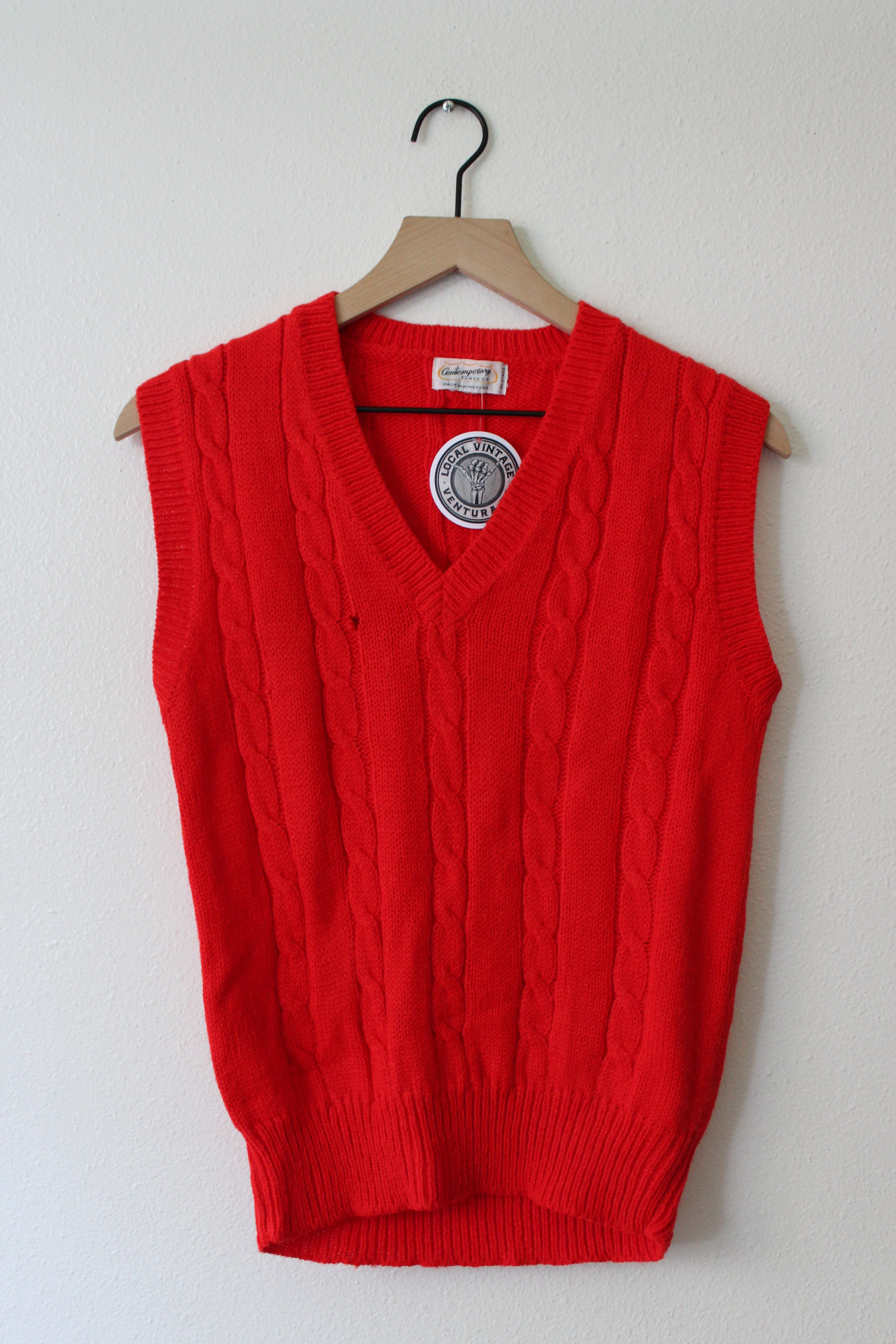 Vintage Chunky Sweater Vest