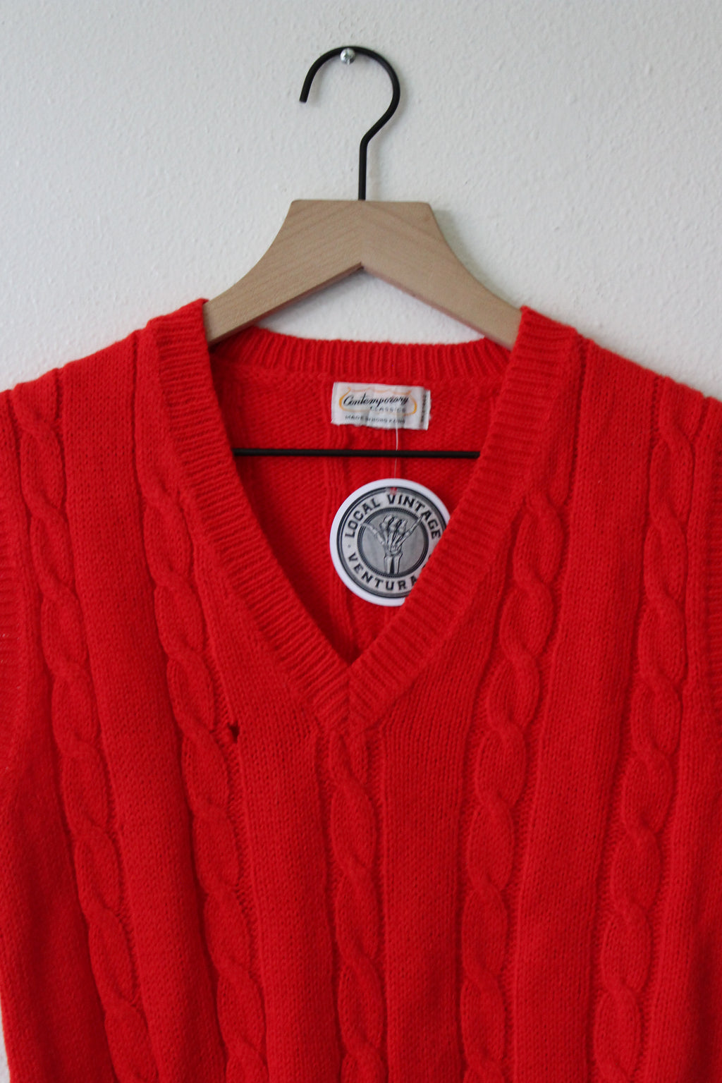 Vintage Chunky Sweater Vest