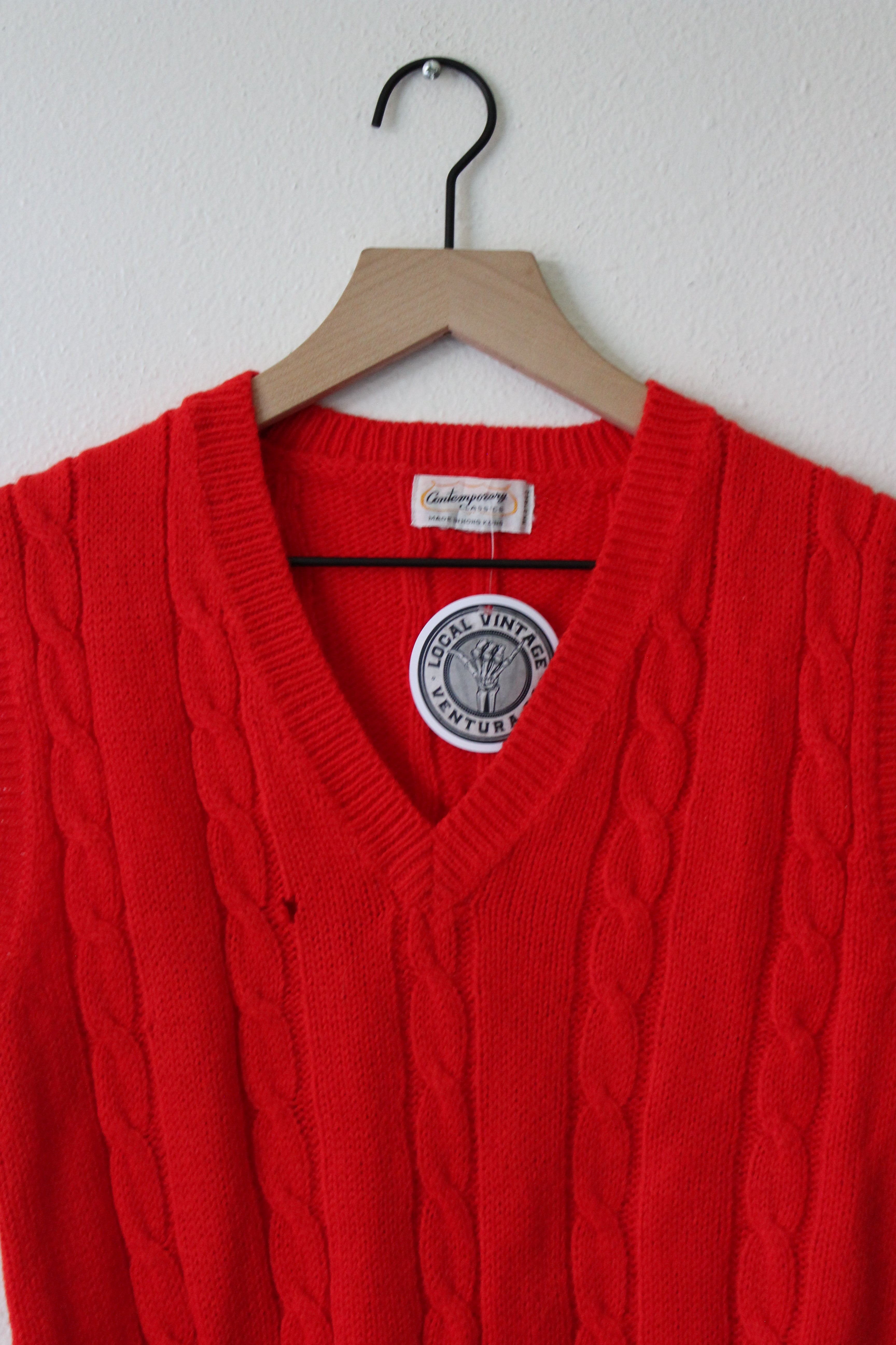 Vintage Chunky Sweater Vest
