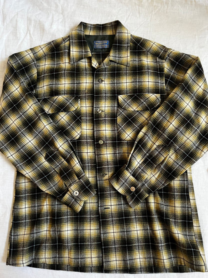 Vintage Yellow and Tan Pendleton