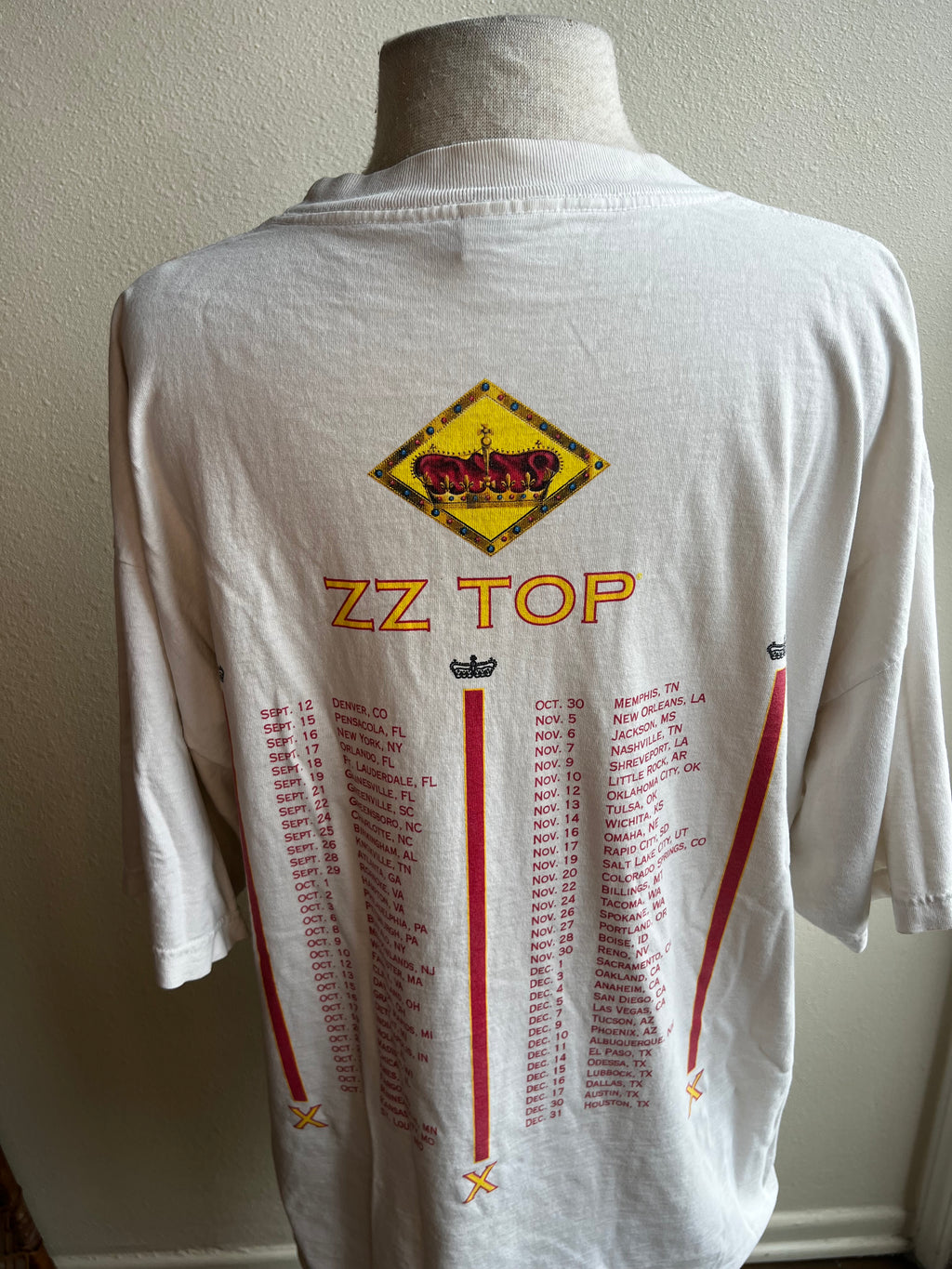 Vintage ZZ Top 90's Tour Tee