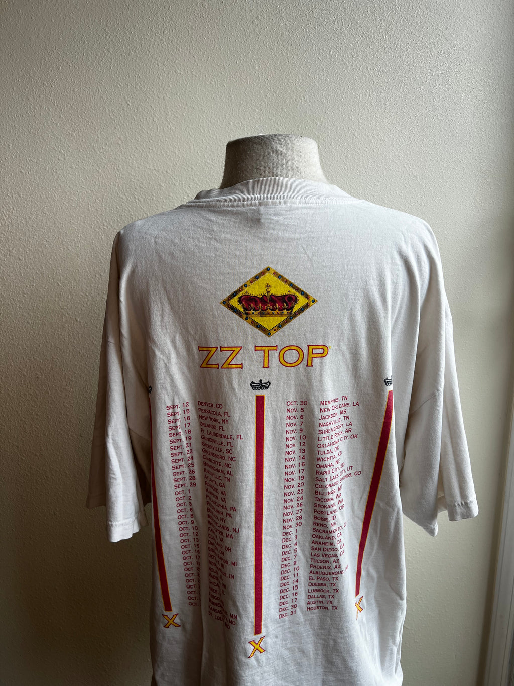 Vintage ZZ Top 90's Tour Tee