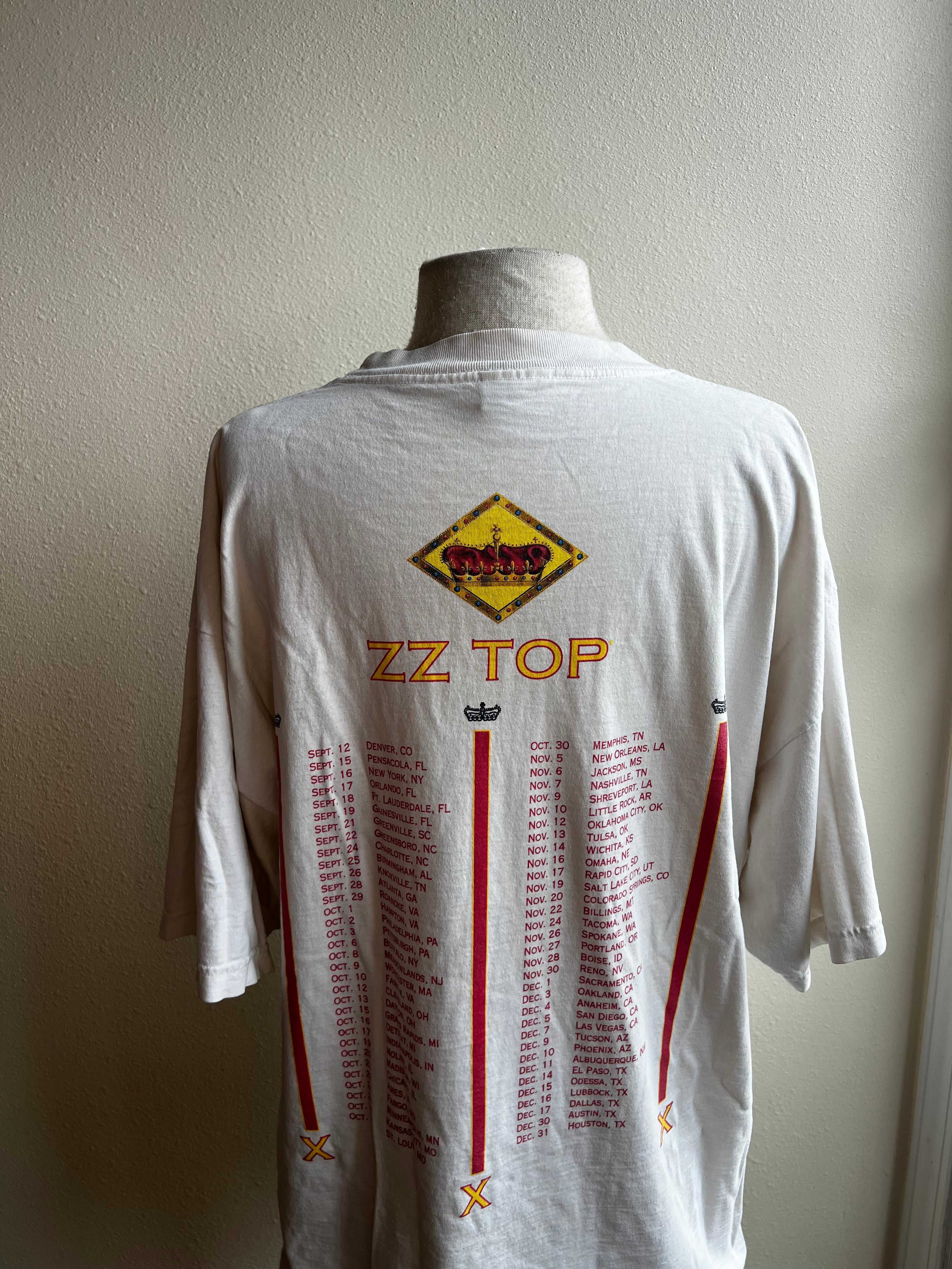 Vintage ZZ Top 90's Tour Tee