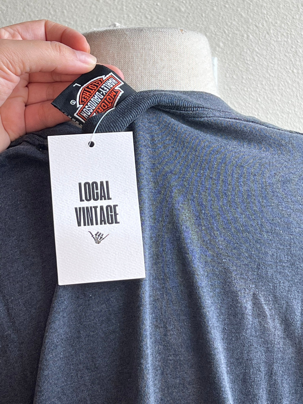 Vintage 3D Emblem Harley Davidson Tee
