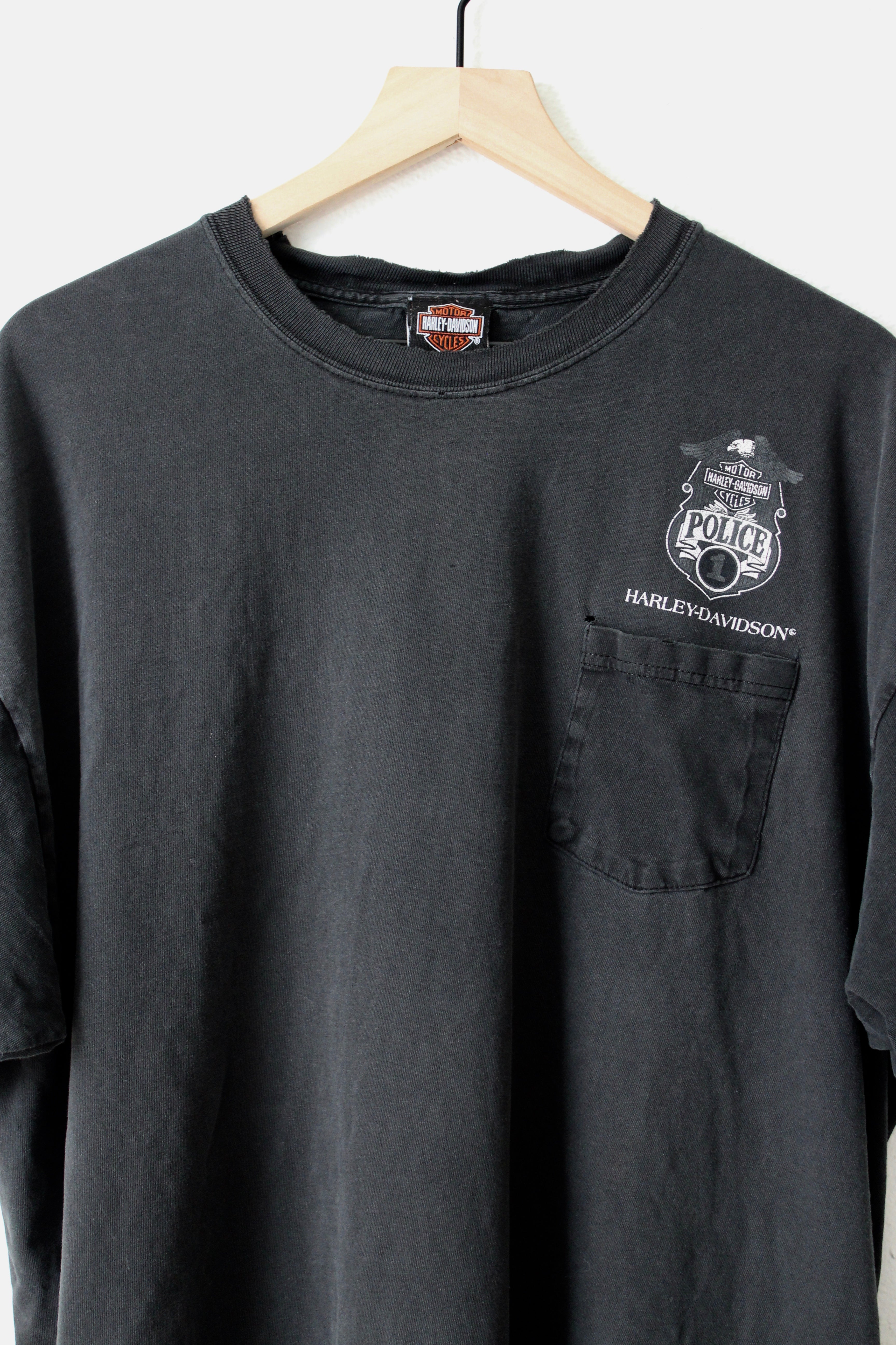 Thrashed Harley Pocket Tee