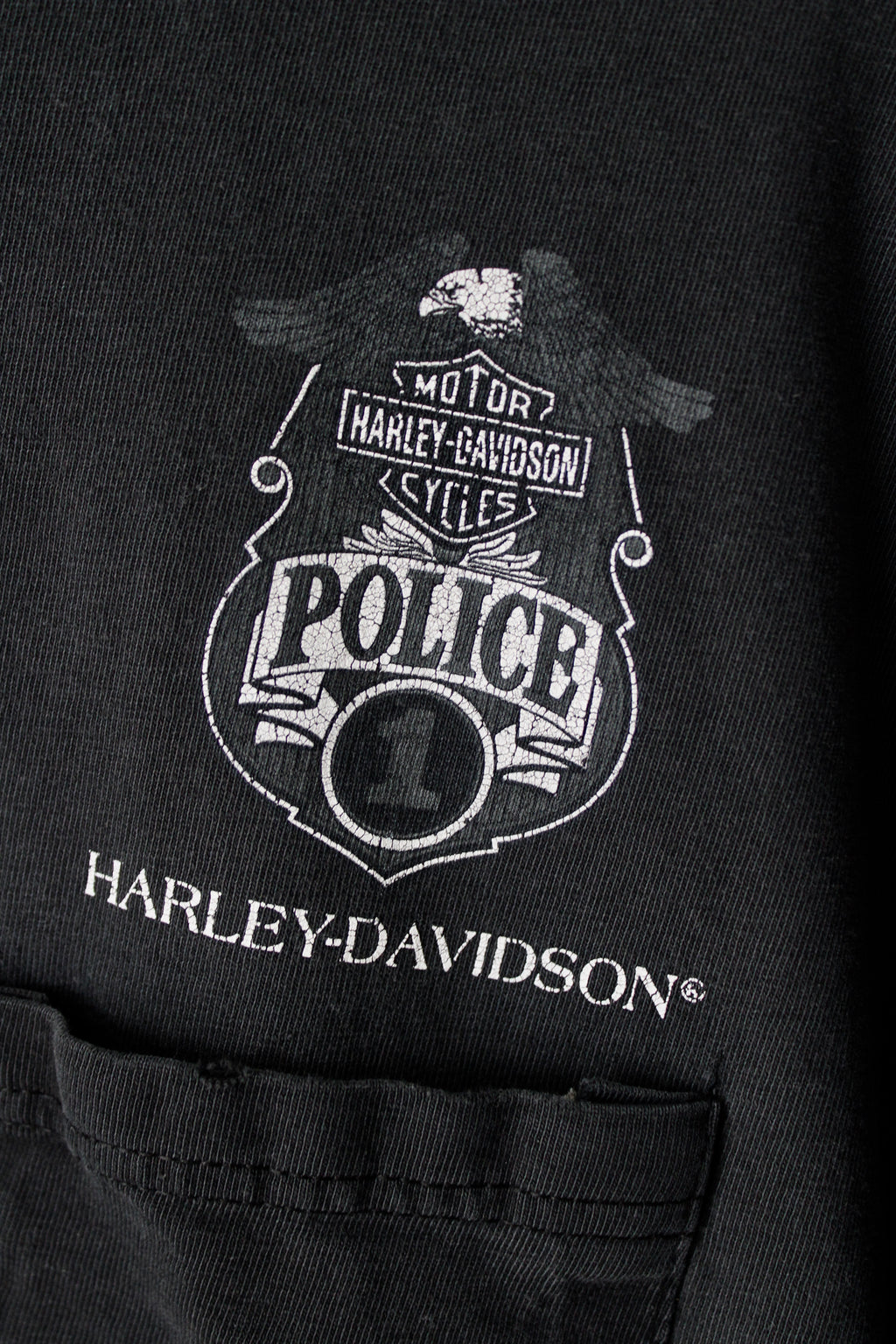 Thrashed Harley Pocket Tee