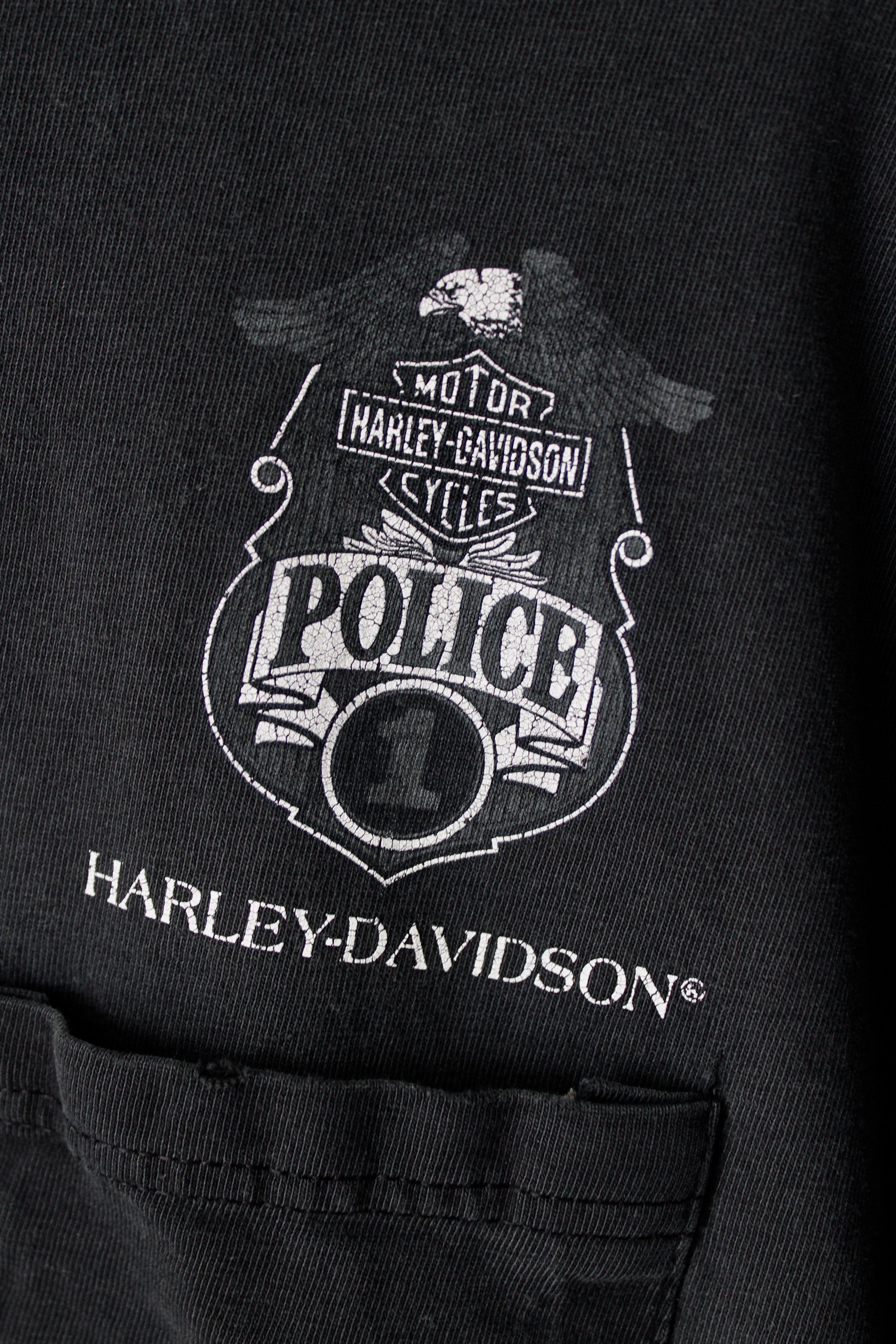 Thrashed Harley Pocket Tee