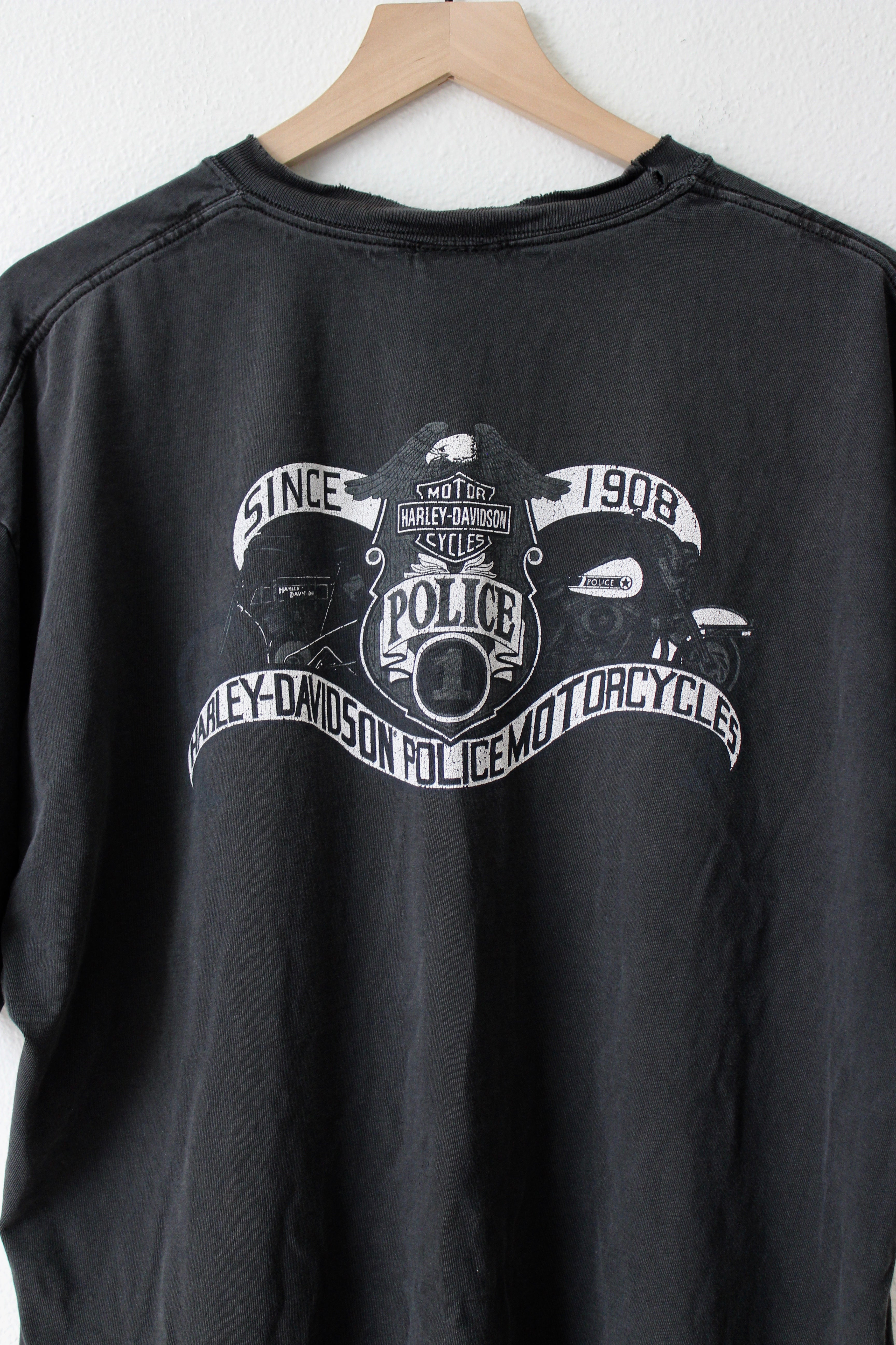 Thrashed Harley Pocket Tee