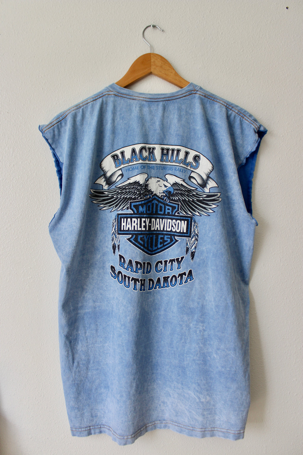 Vintage 1990 Black Hills Harley Tee