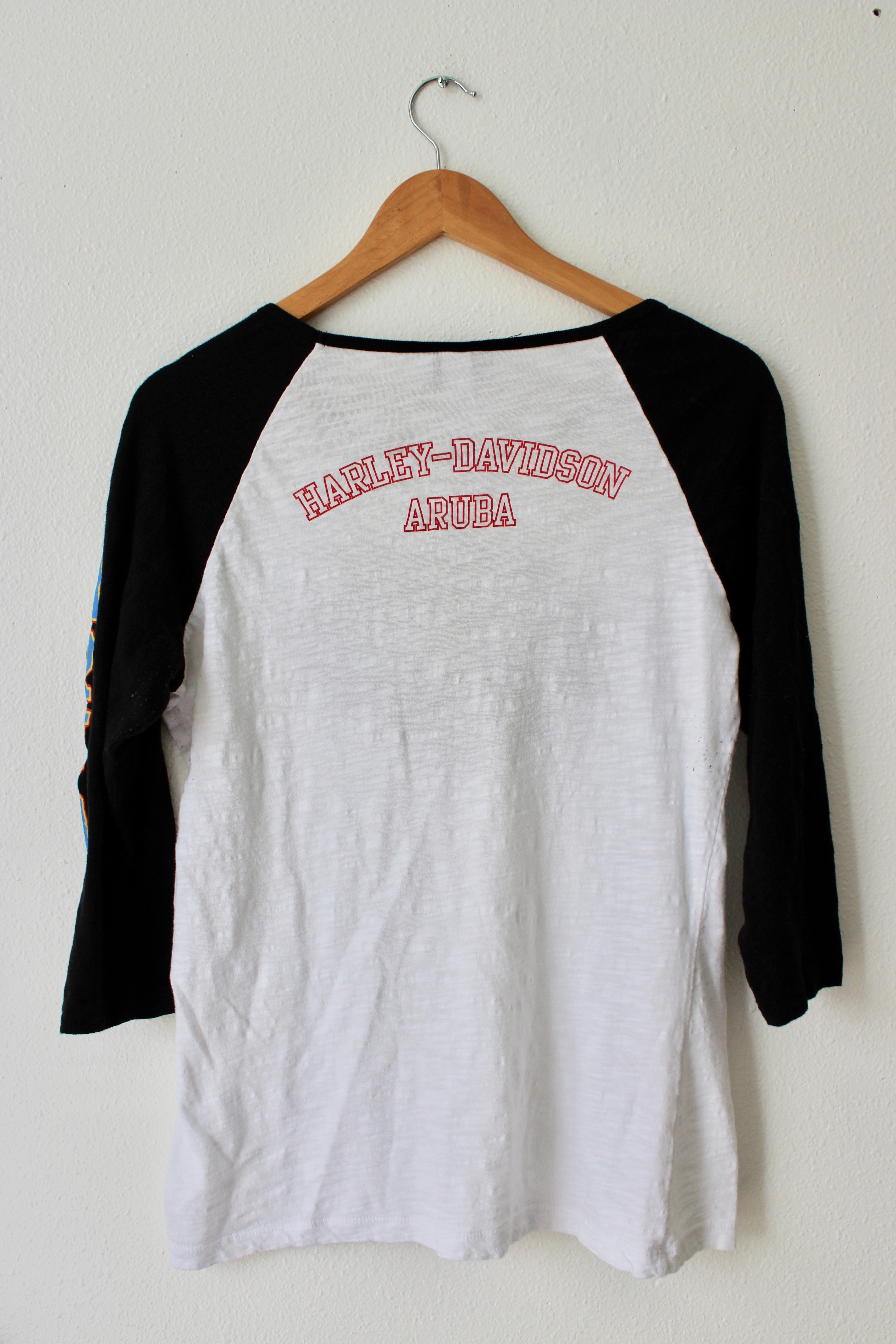 Harley Davidson Aruba Baseball Tee
