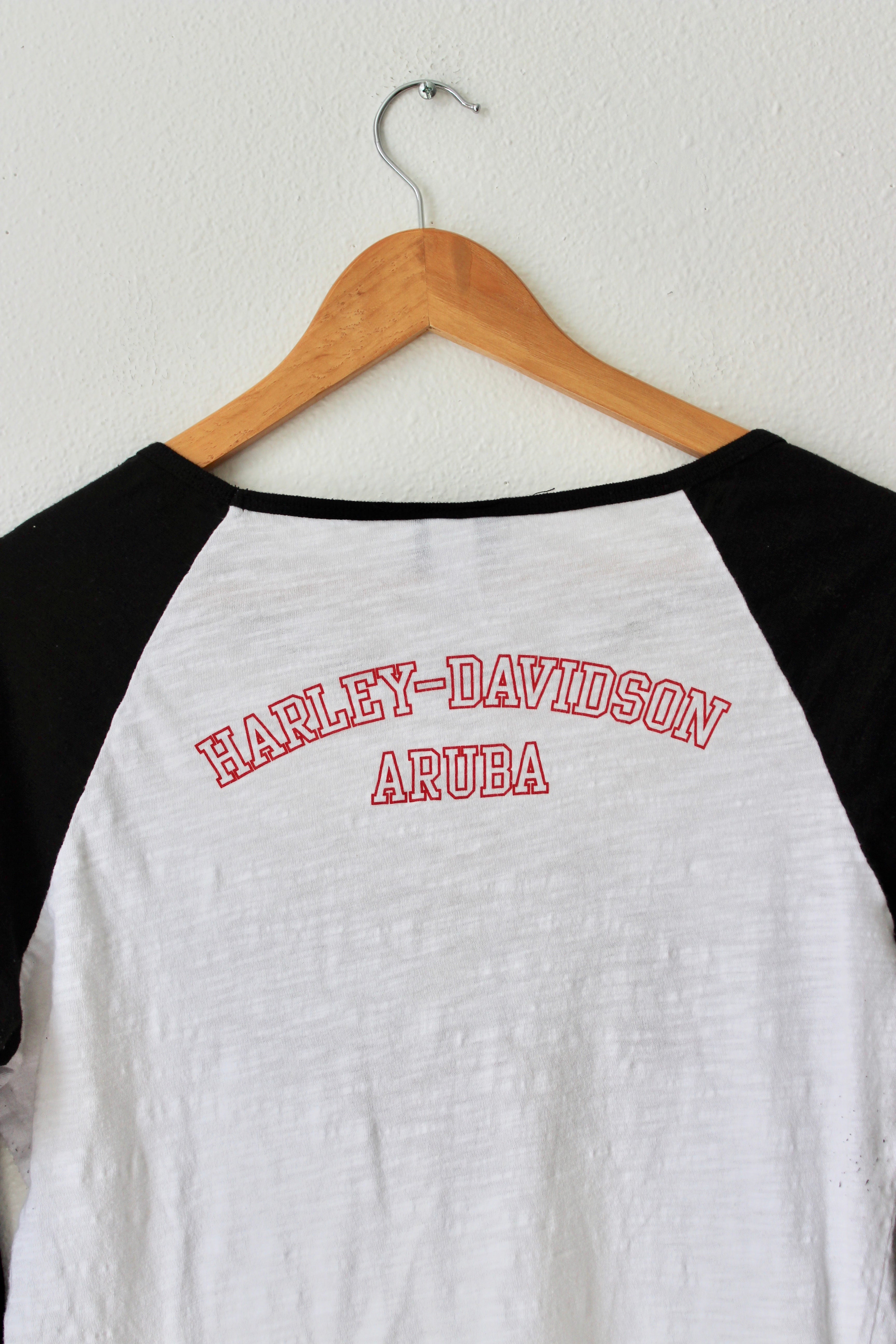 Harley Davidson Aruba Baseball Tee