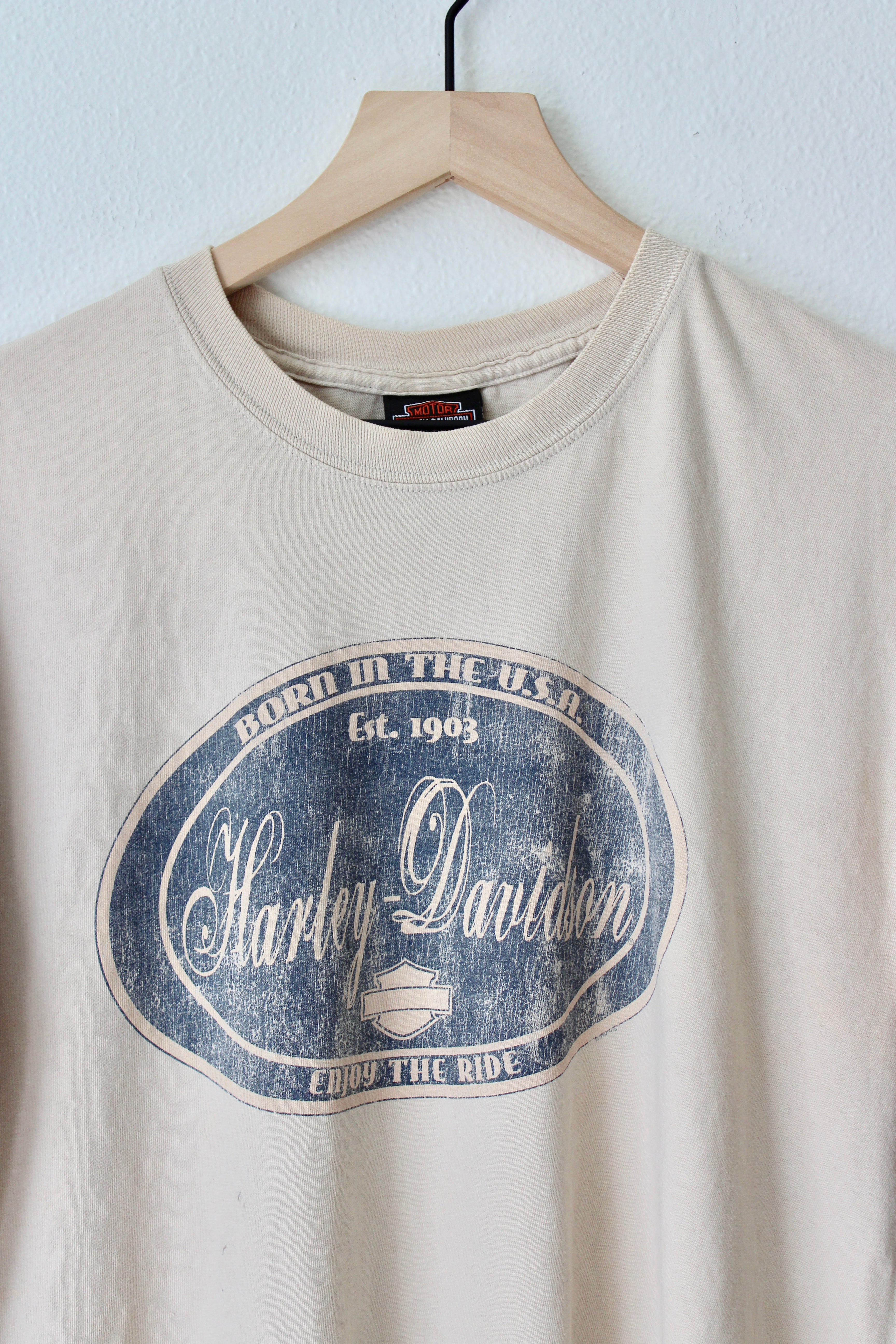Cropped Walters Bros Harley Tee