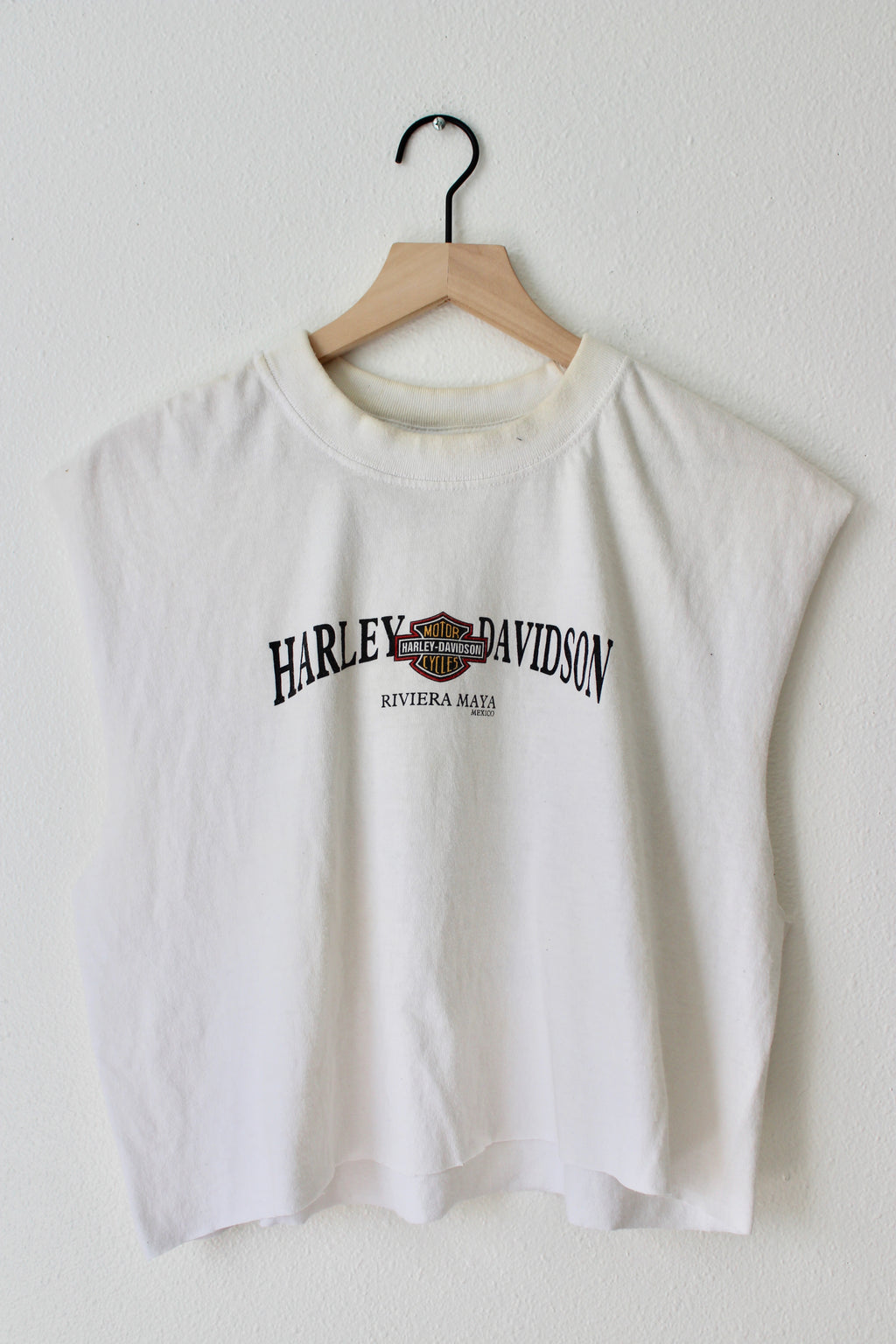 Cropped Riviera Harley Muscle Tee