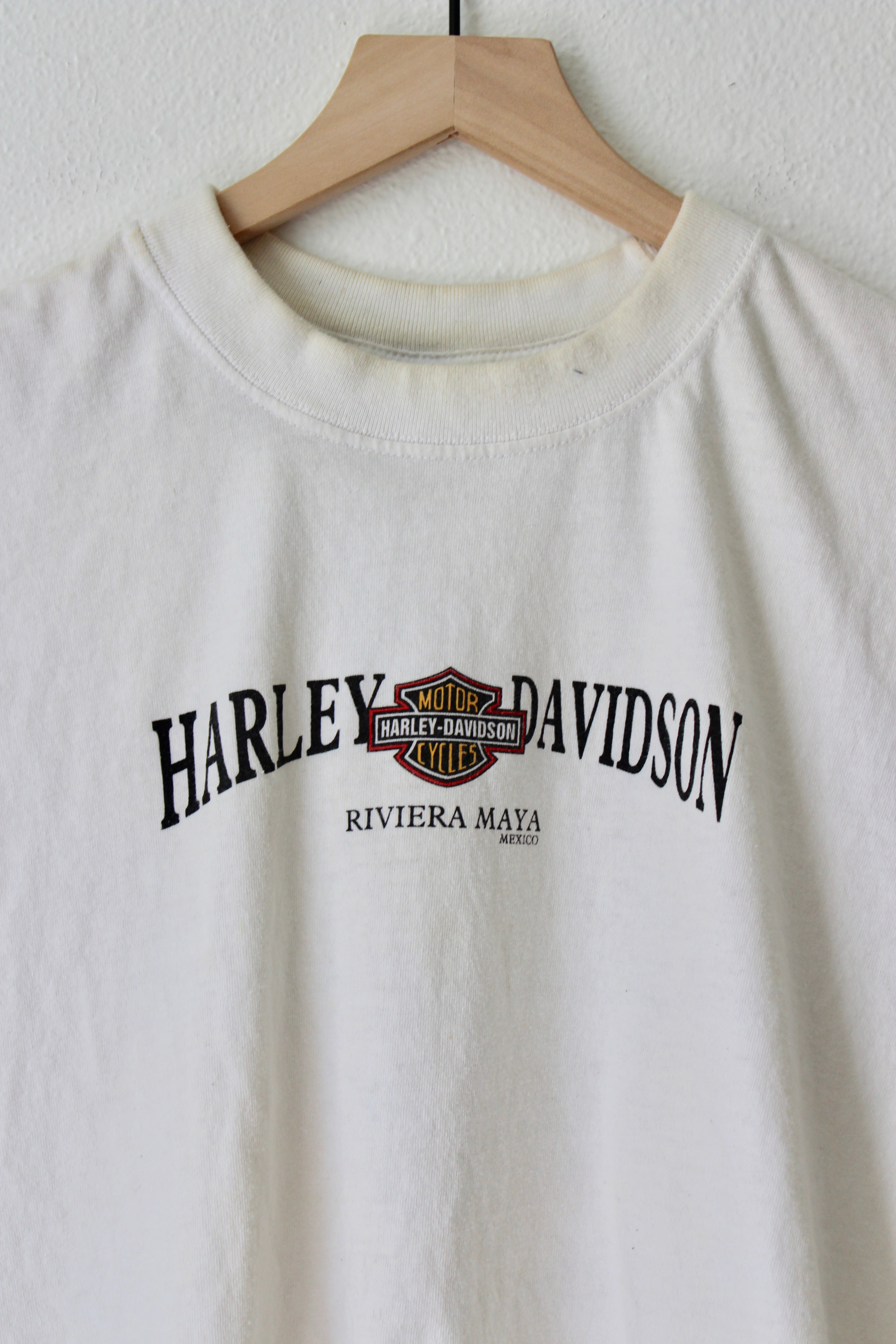 Cropped Riviera Harley Muscle Tee