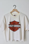 Cropped 2000's Harley Tee