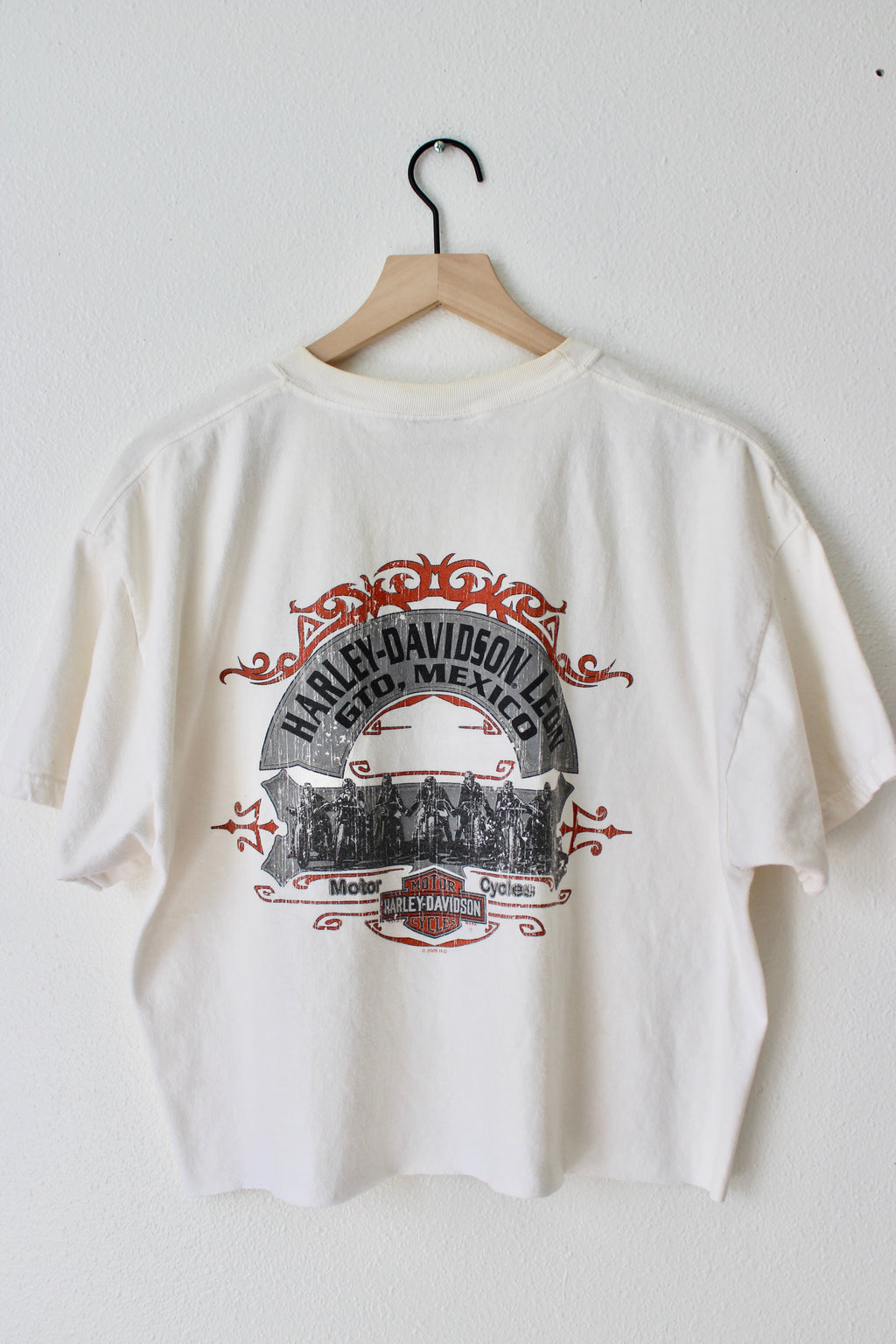 Cropped 2000's Harley Tee