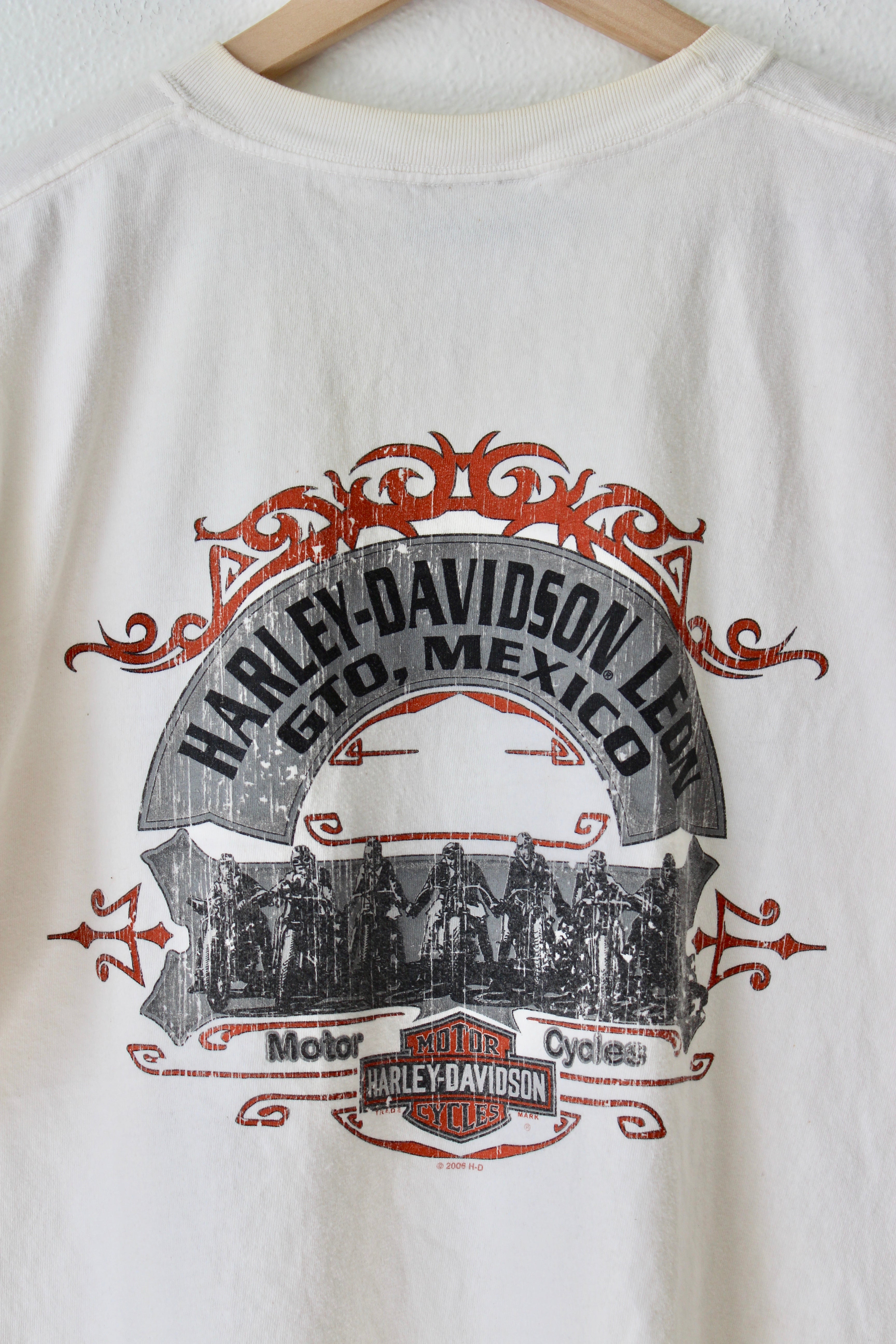 Cropped 2000's Harley Tee