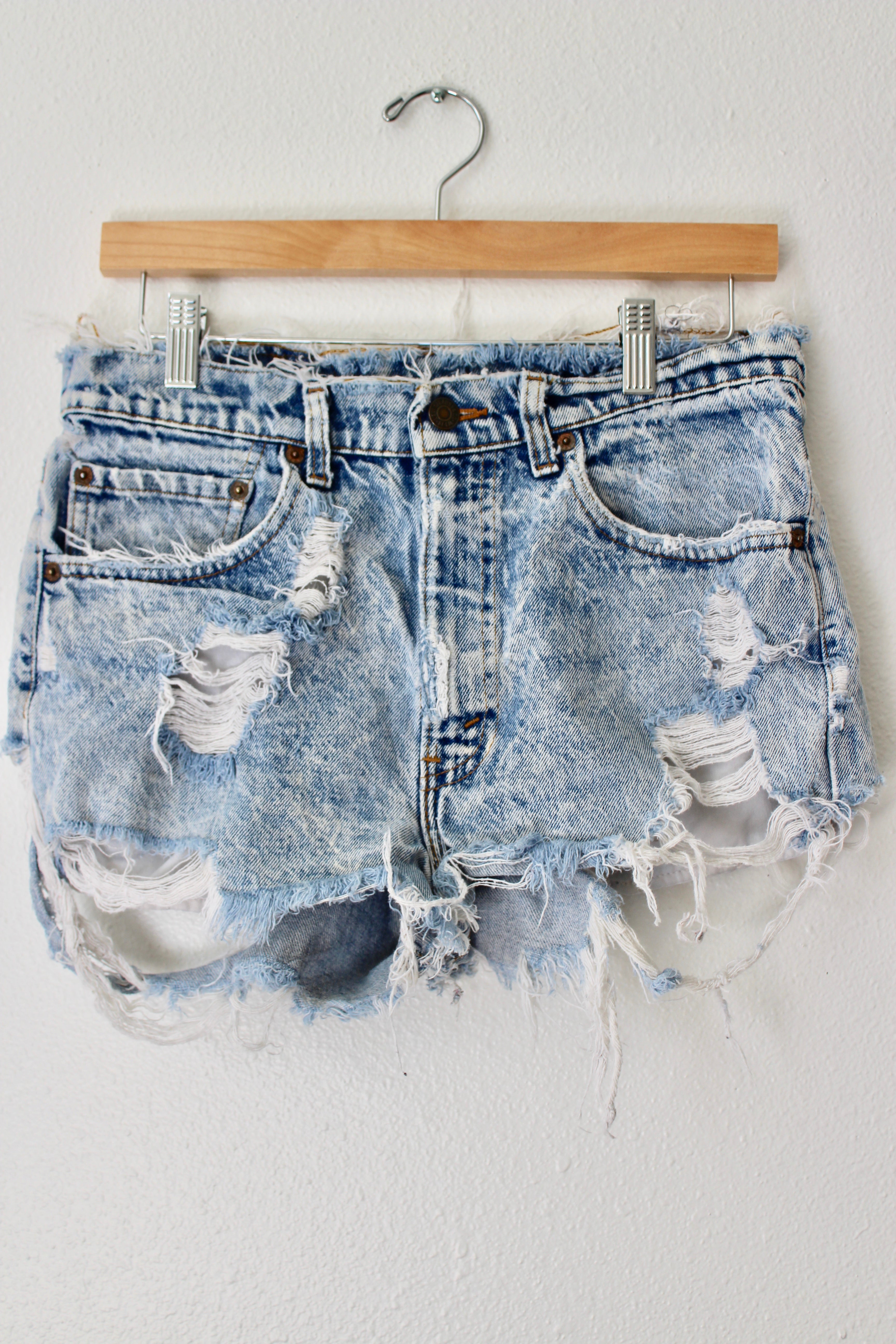 Thrashed Vintage Levis Shorts