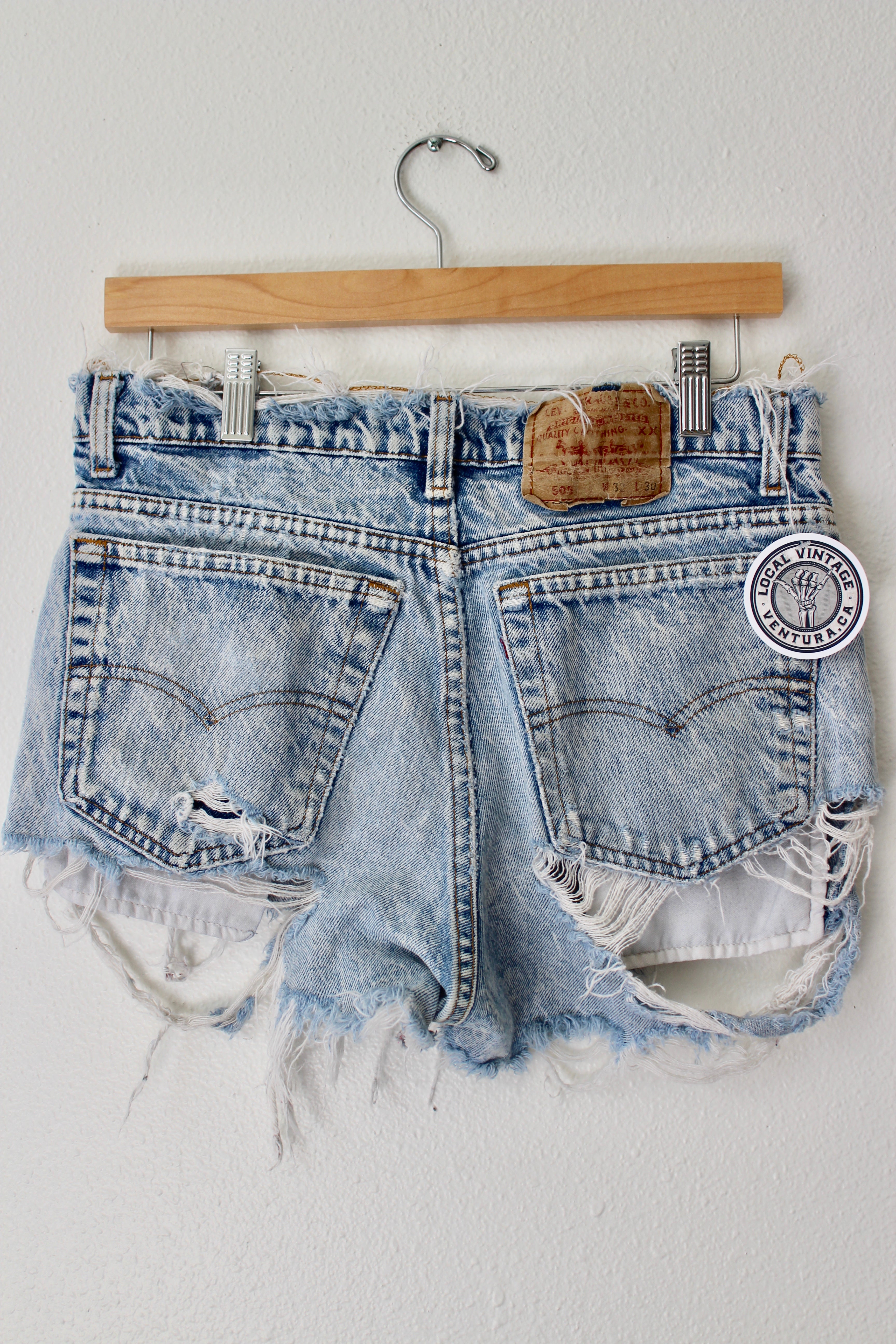 Thrashed Vintage Levis Shorts