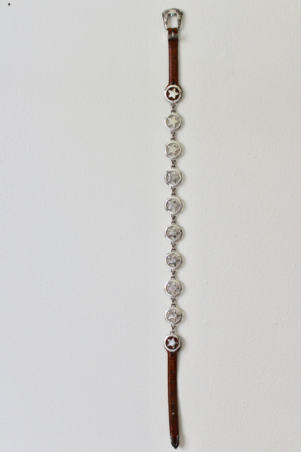 Vintage Star Leather Belt