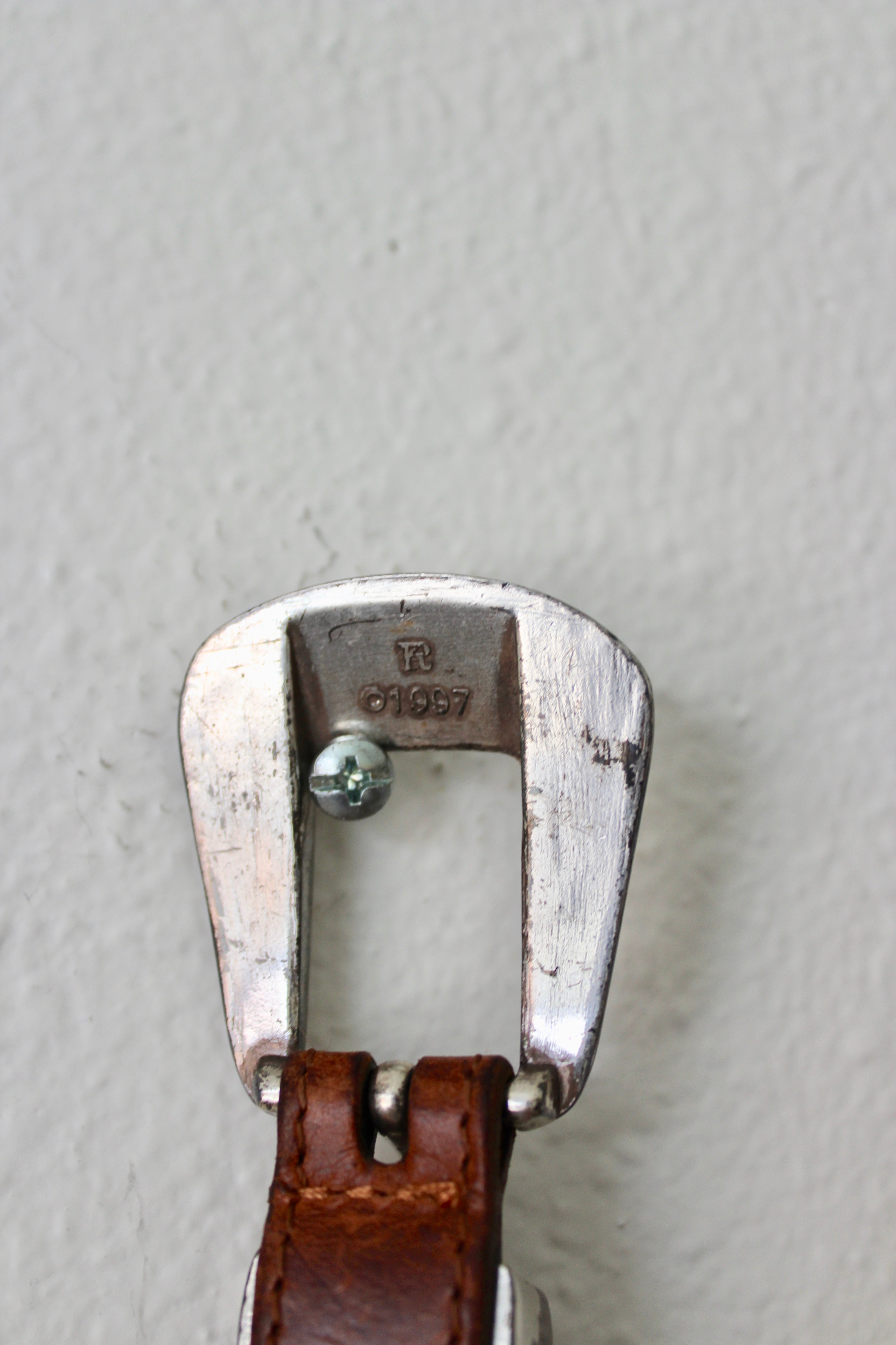 Vintage Star Leather Belt