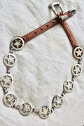Vintage Star Leather Belt