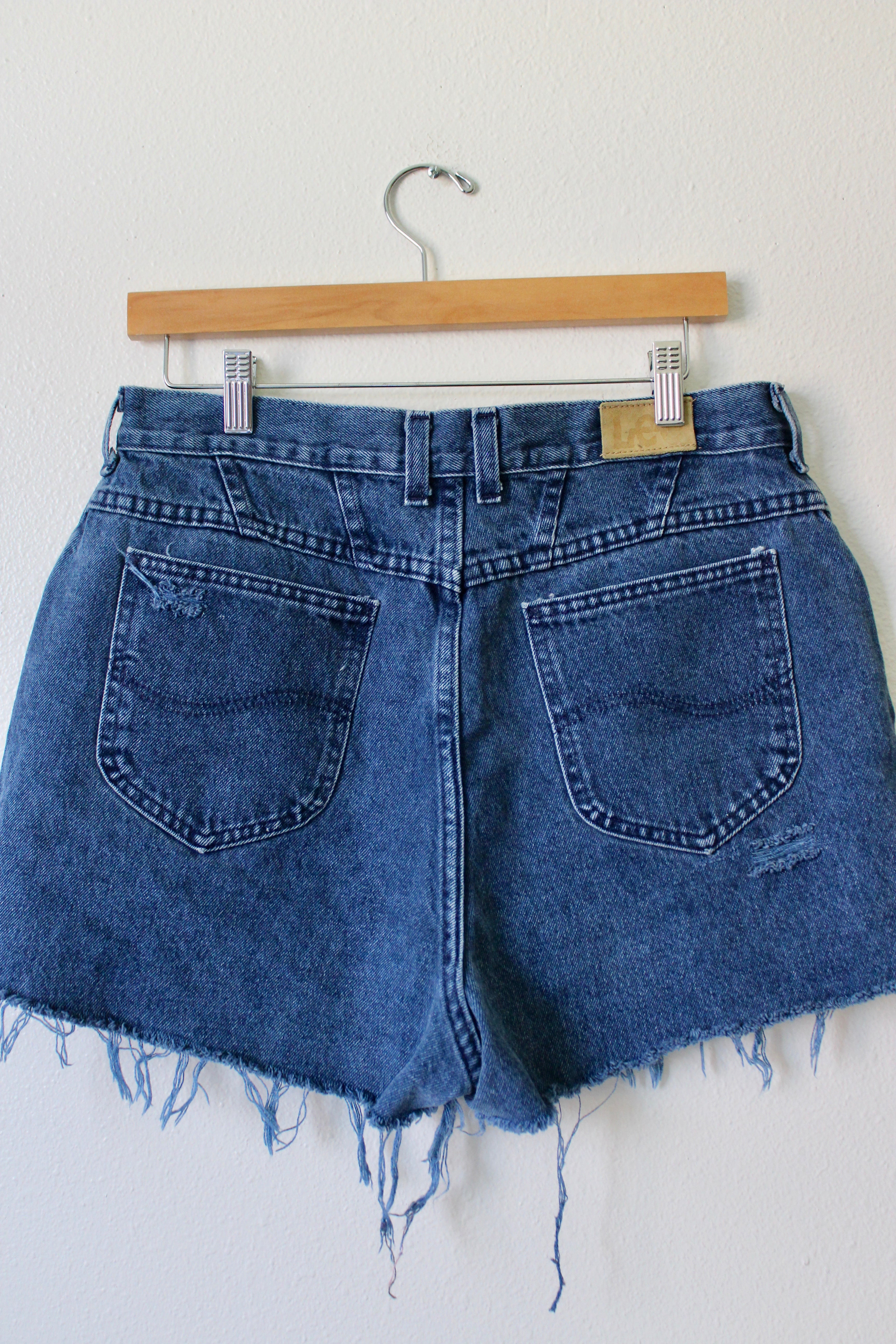 Vintage Distressed Lee's Denim Shorts