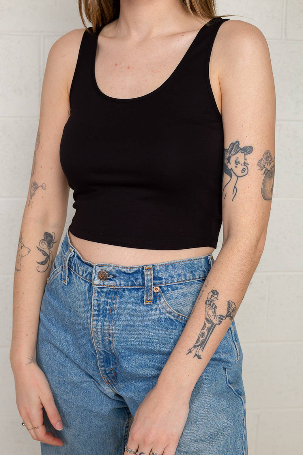 Cropped Basic Tank