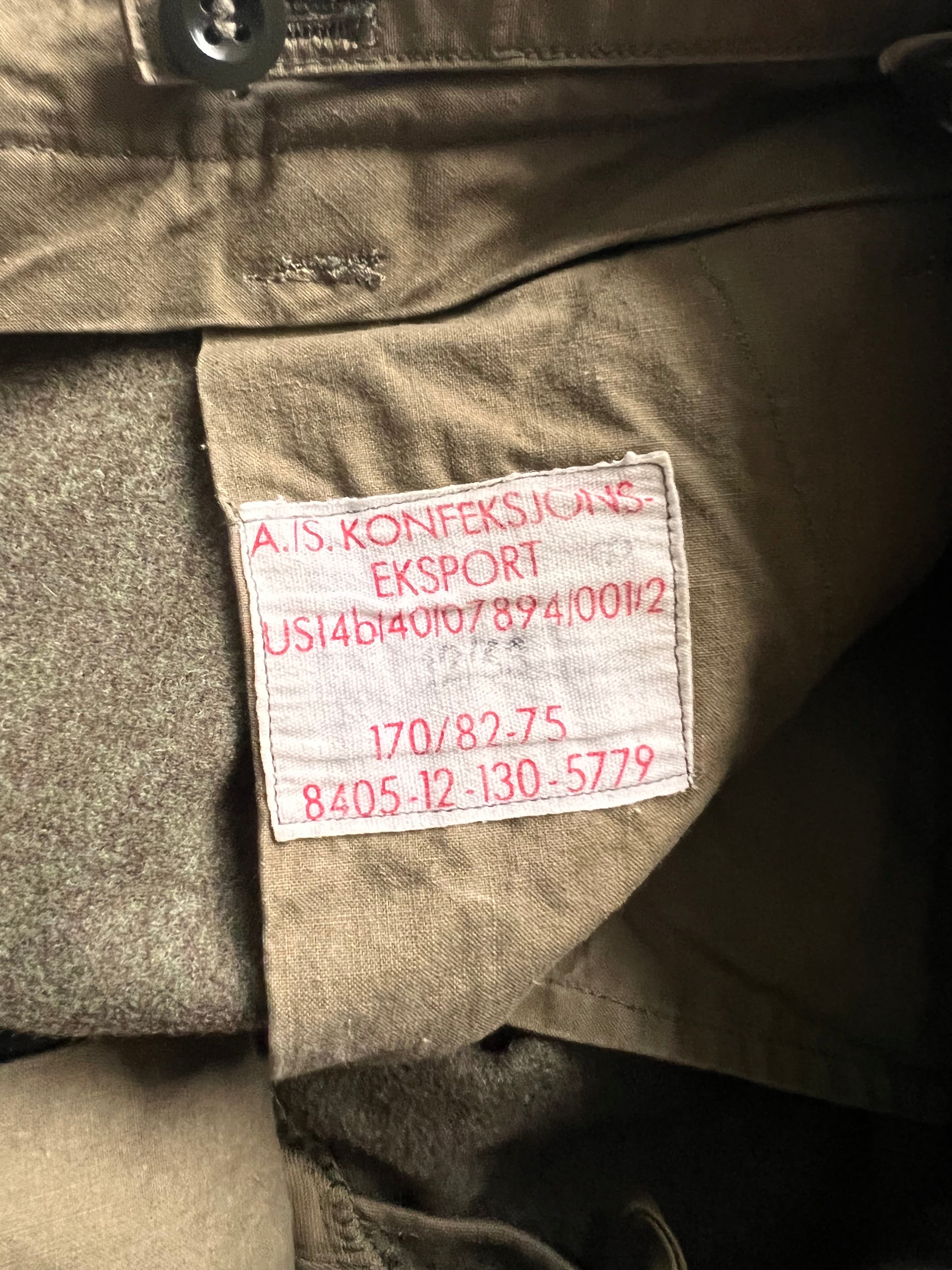 Vintage Wool Army Pants - sz 30