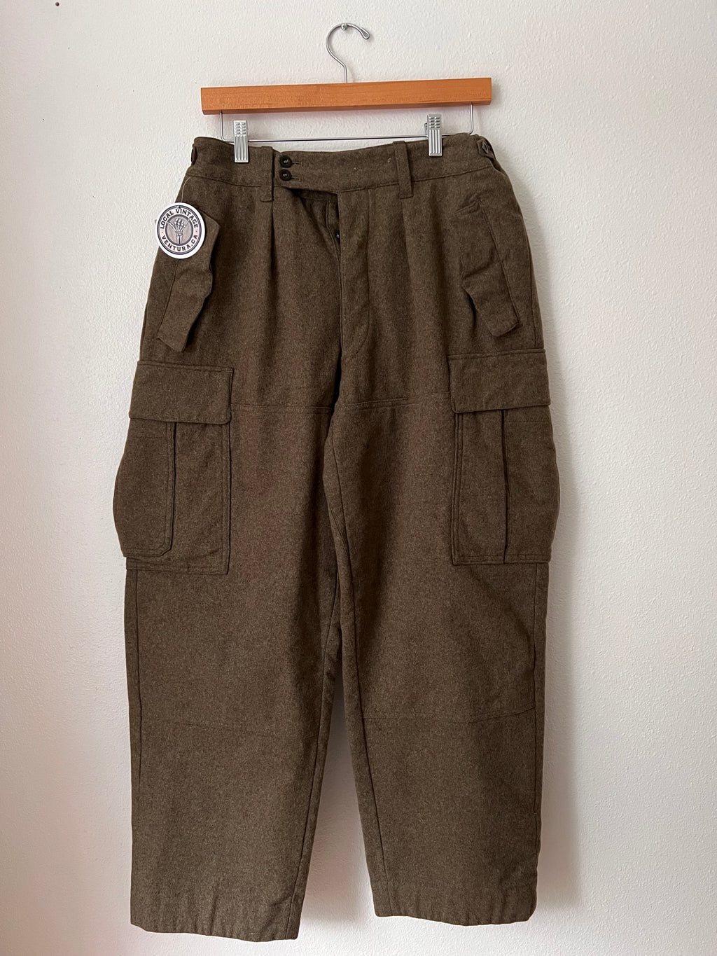 Vintage Wool Army Pants - sz 30