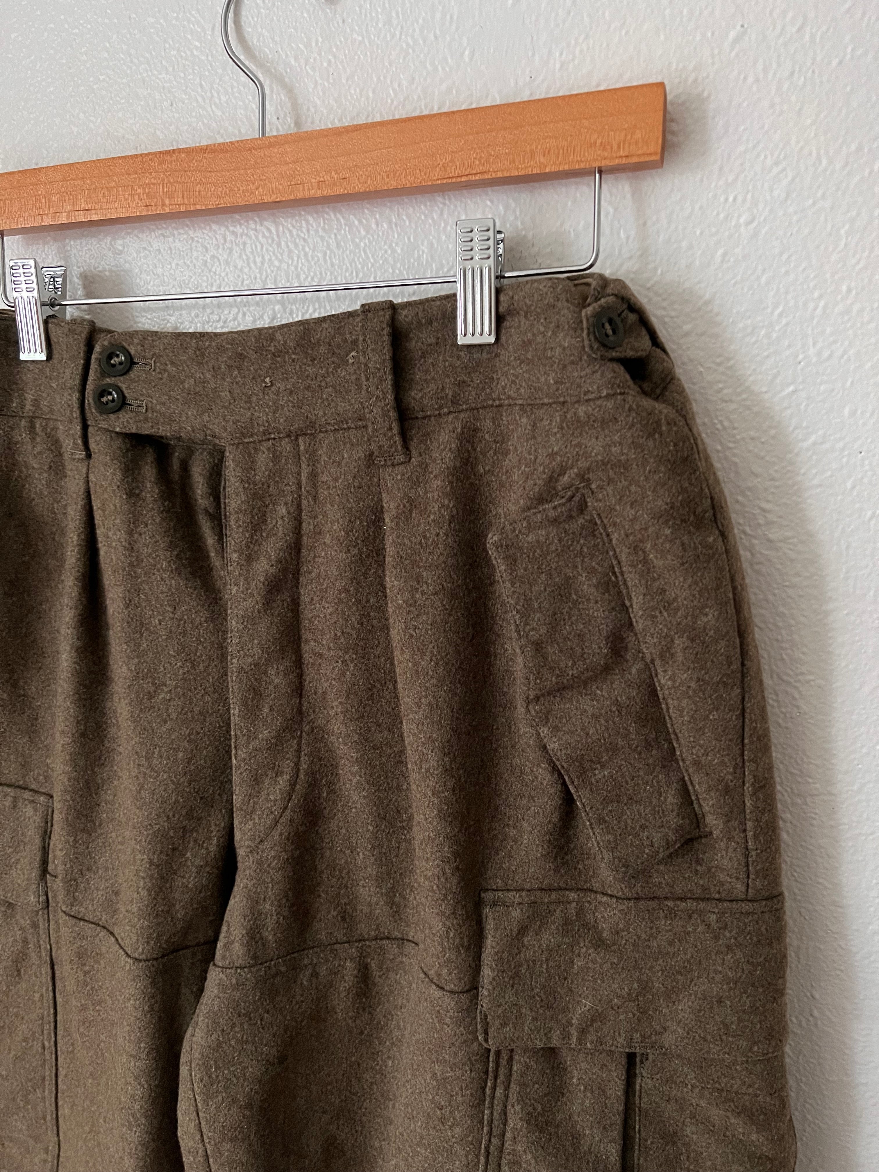 Vintage Wool Army Pants - sz 30
