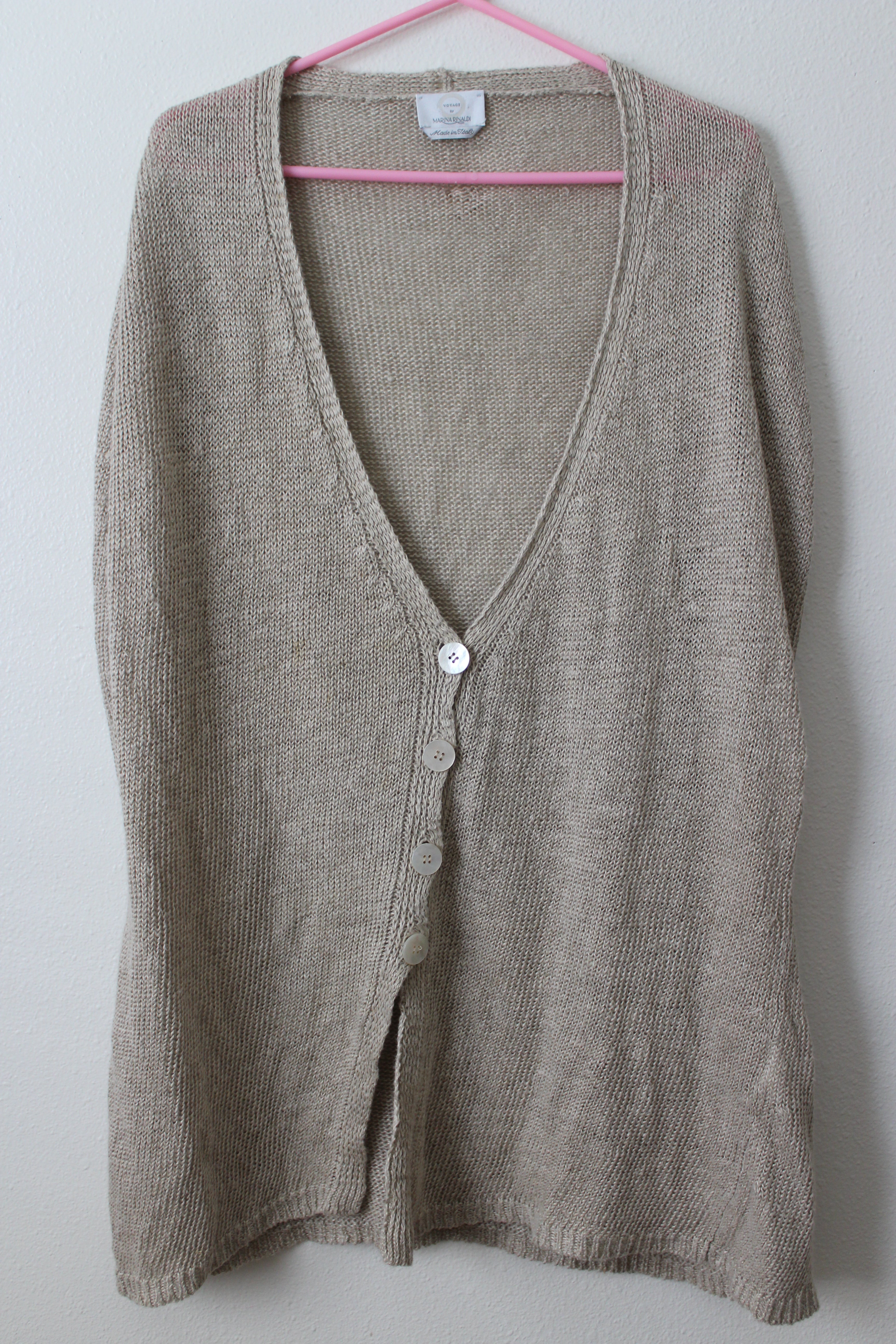 Oversized Italian Knit Vest
