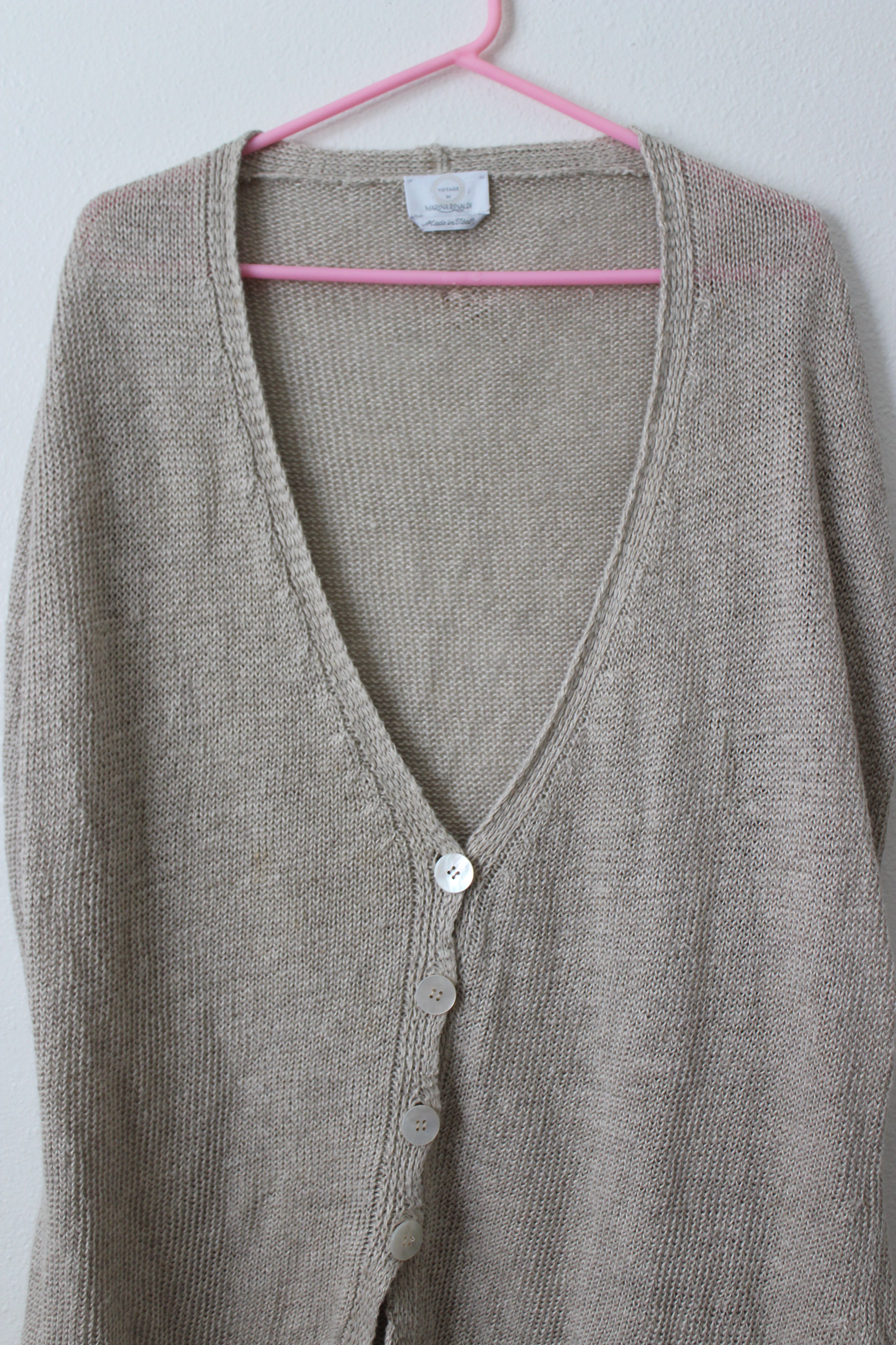 Oversized Italian Knit Vest