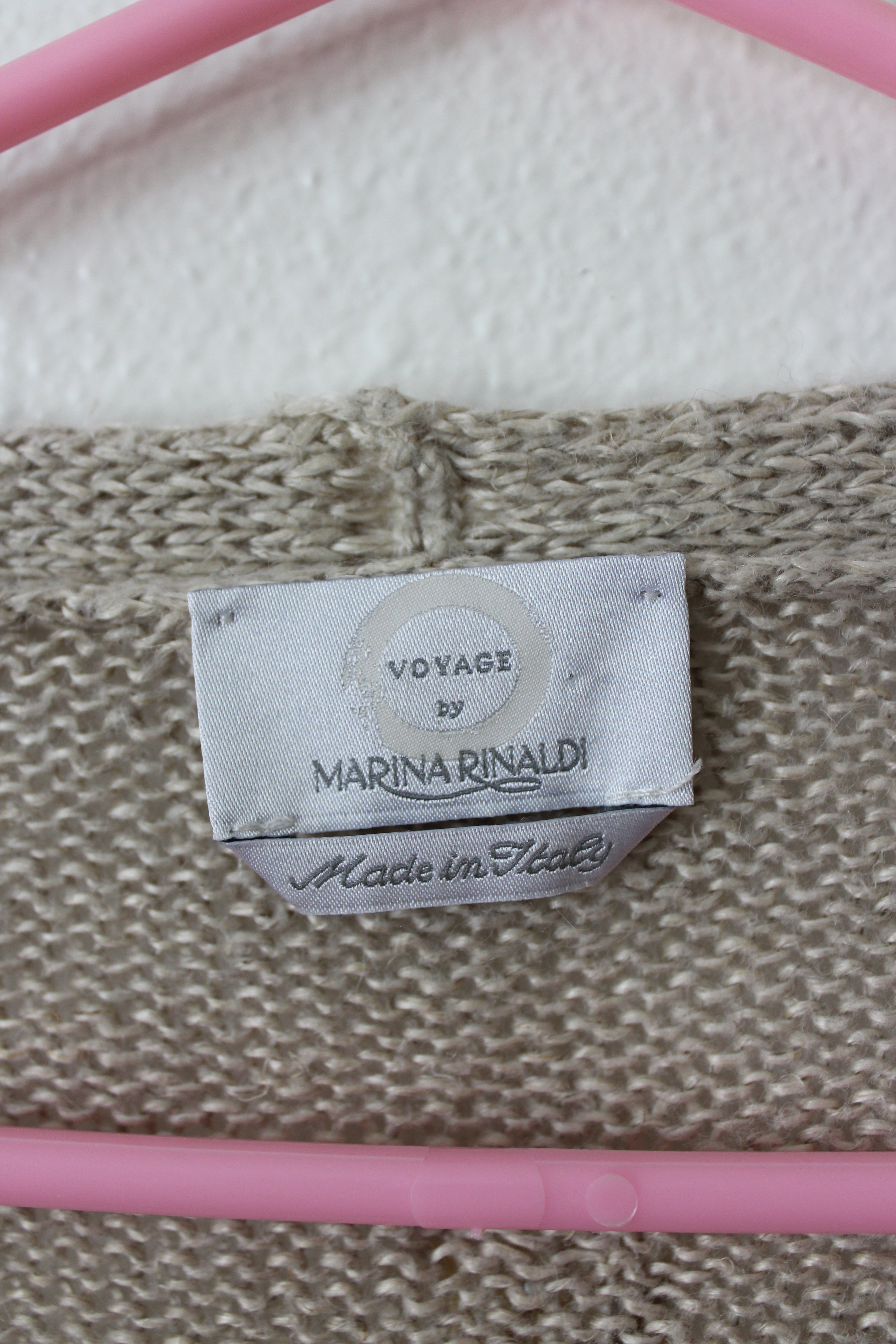 Oversized Italian Knit Vest