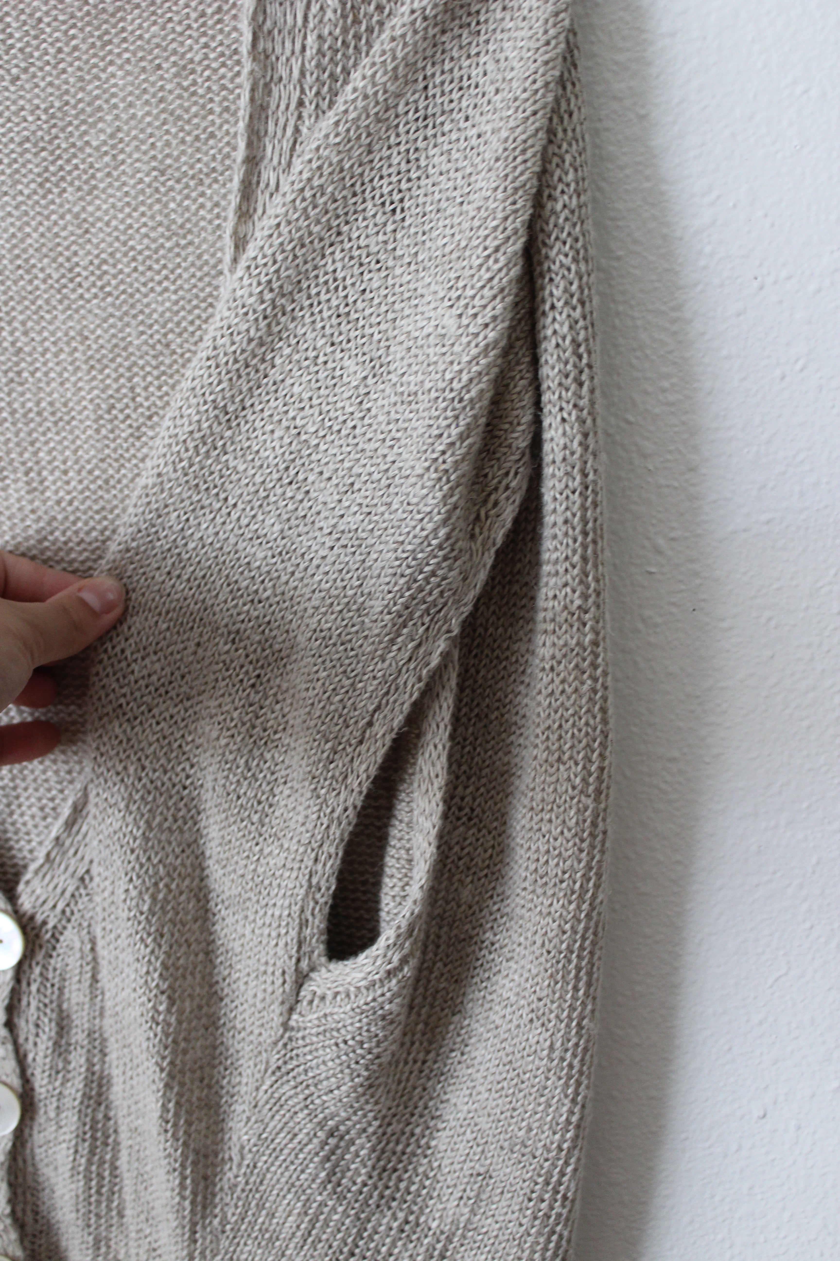 Oversized Italian Knit Vest