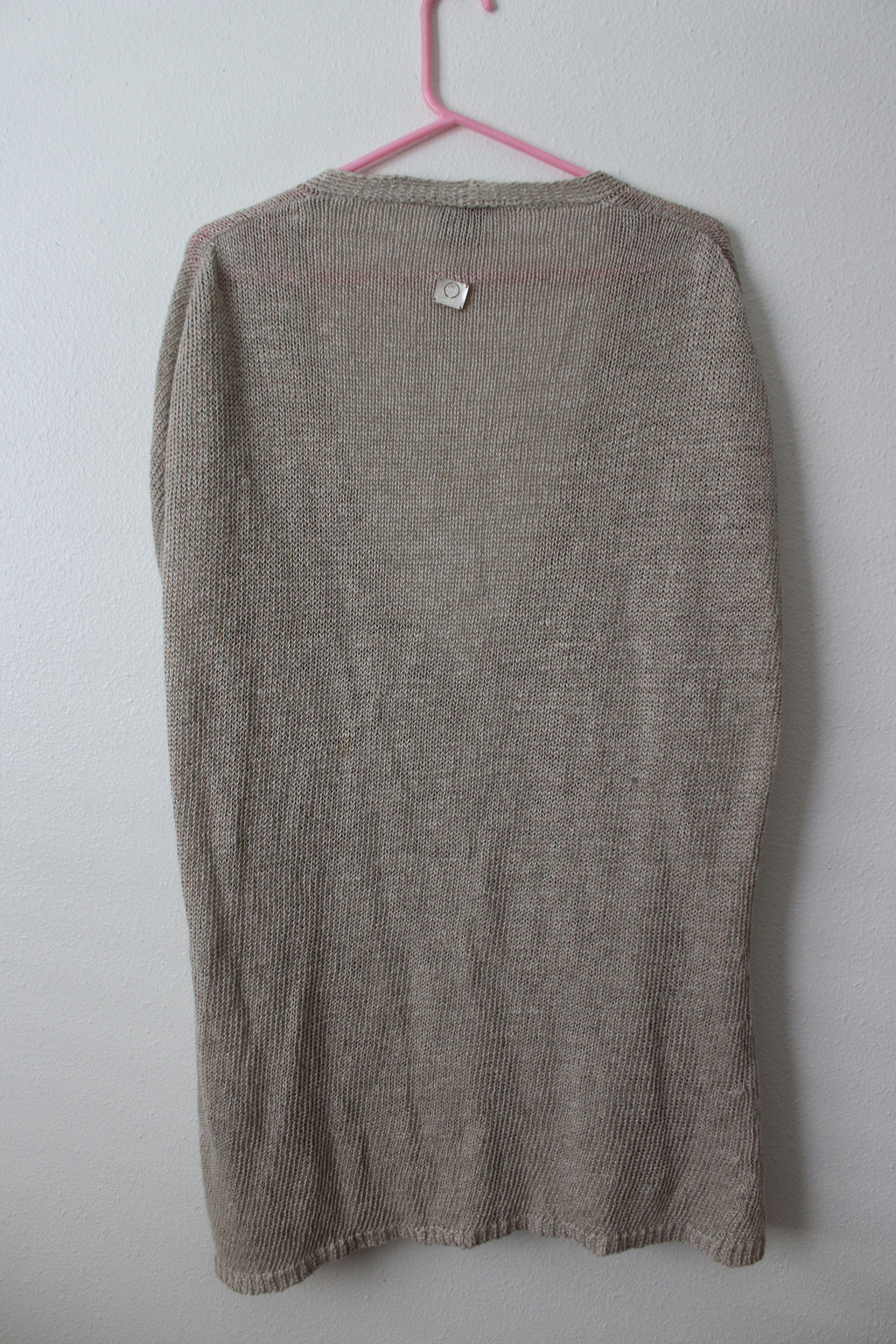 Oversized Italian Knit Vest