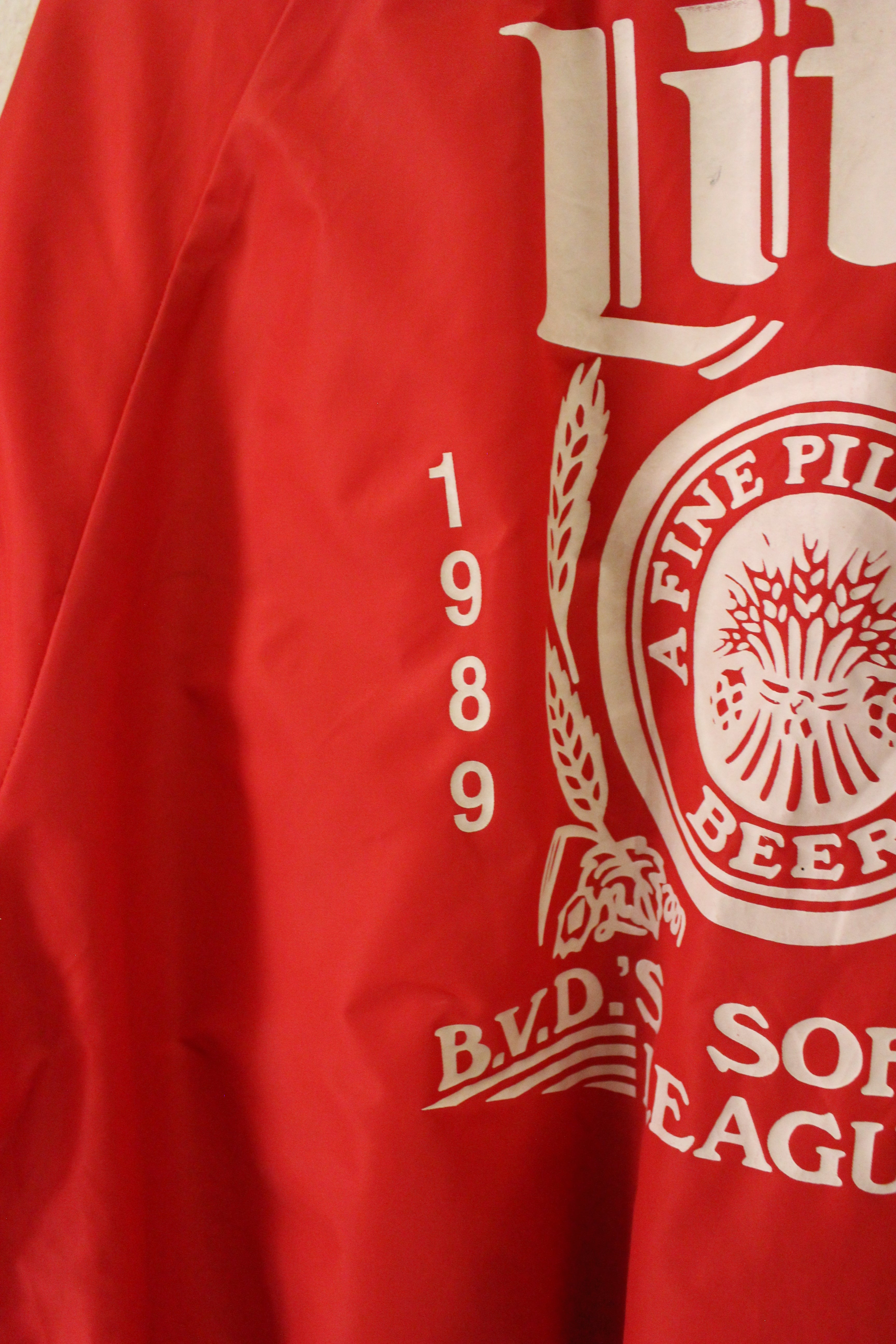 Vintage Miller Lite Bomber Jacket