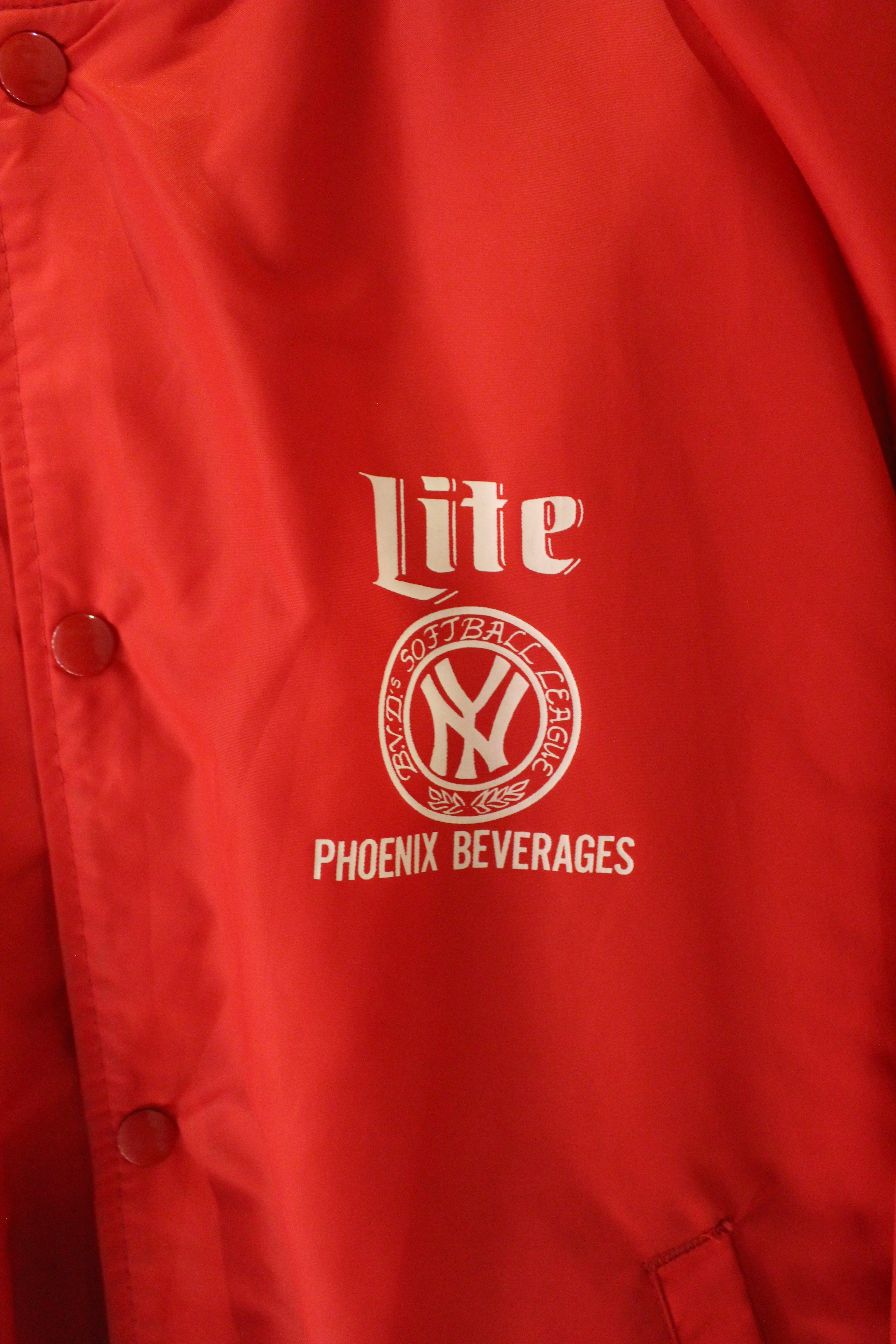 Vintage Miller Lite Bomber Jacket