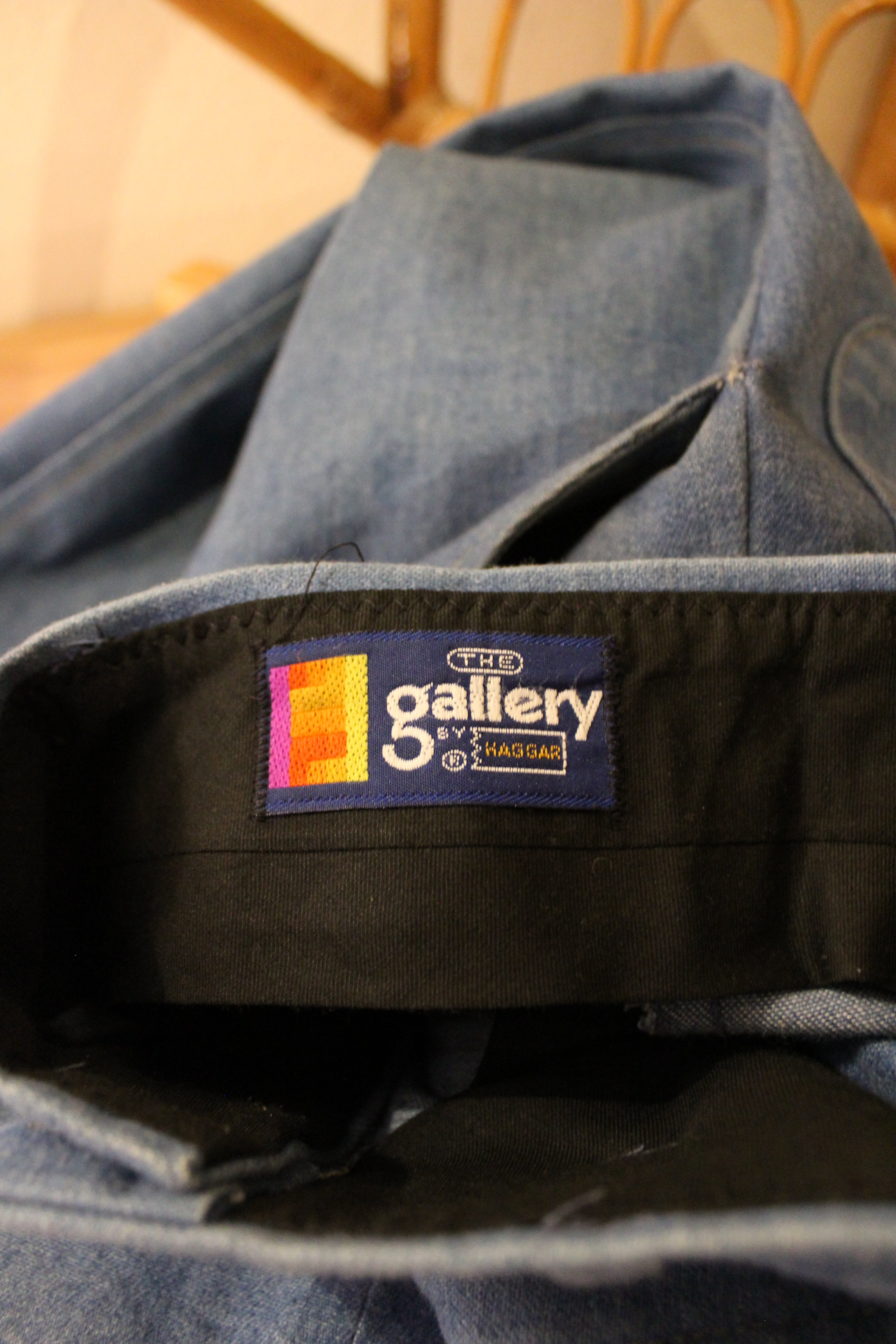Vintage Denim Sailor Pants