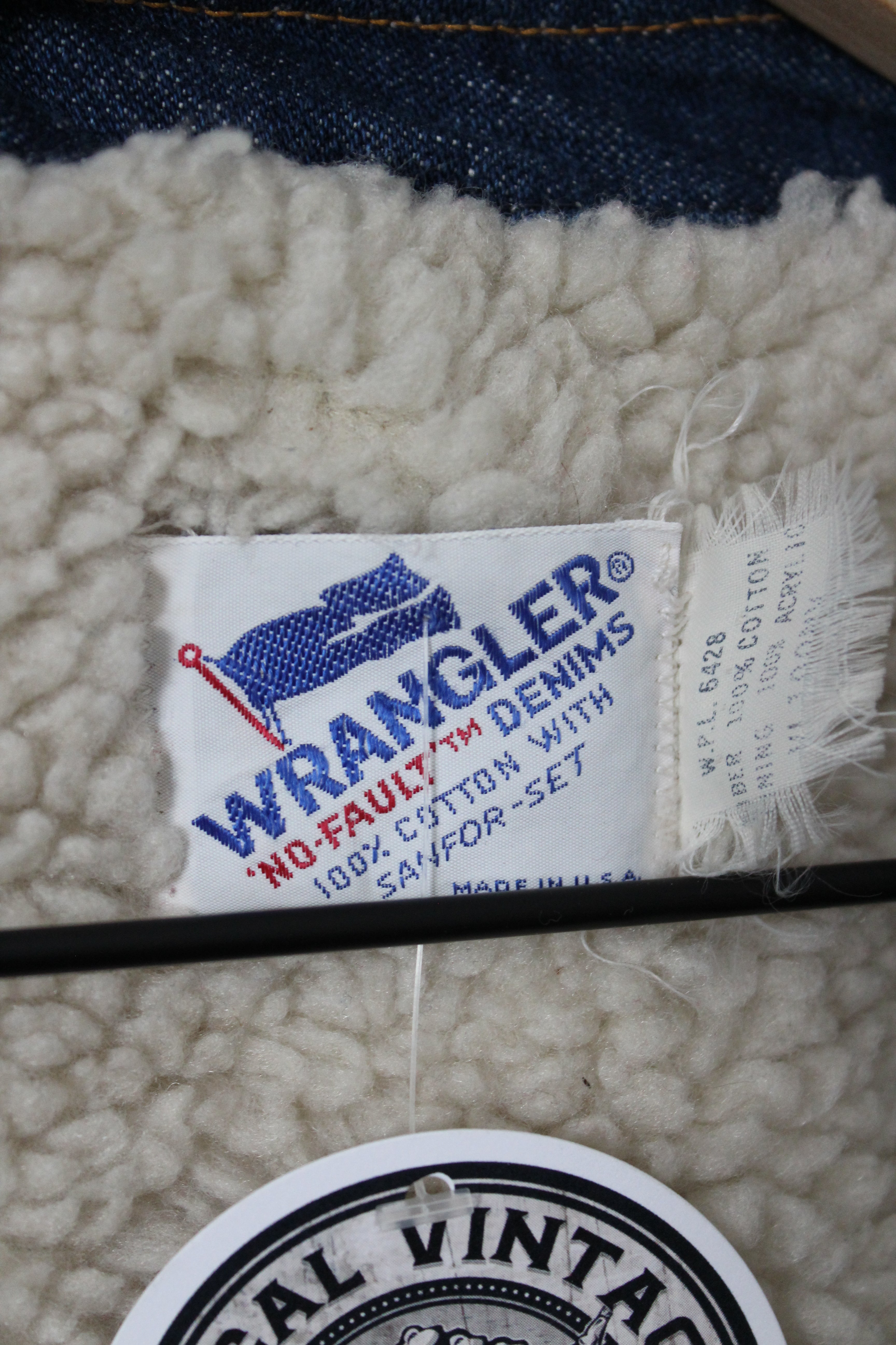 Vintage Lined Wranglers Vest