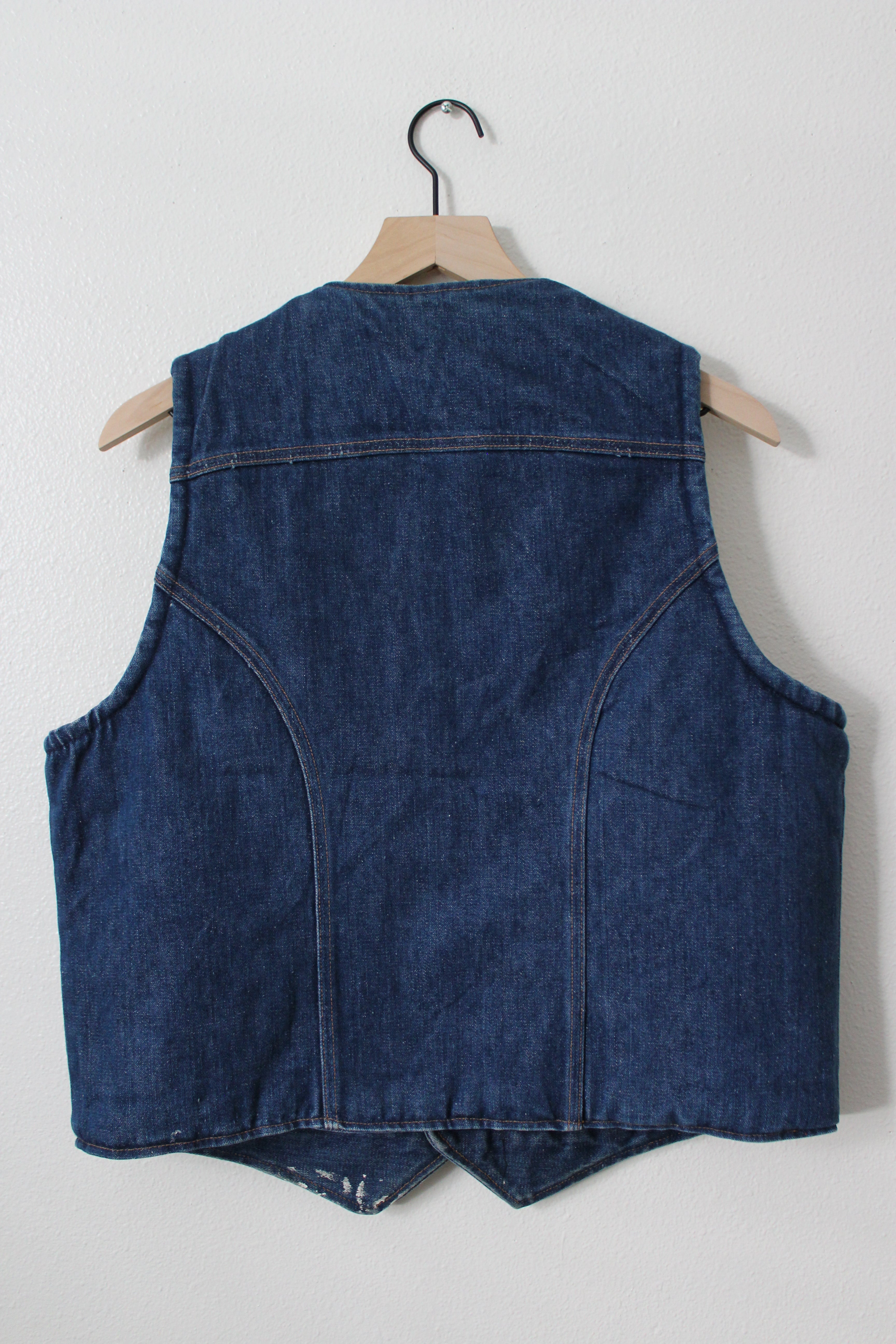 Vintage Lined Wranglers Vest