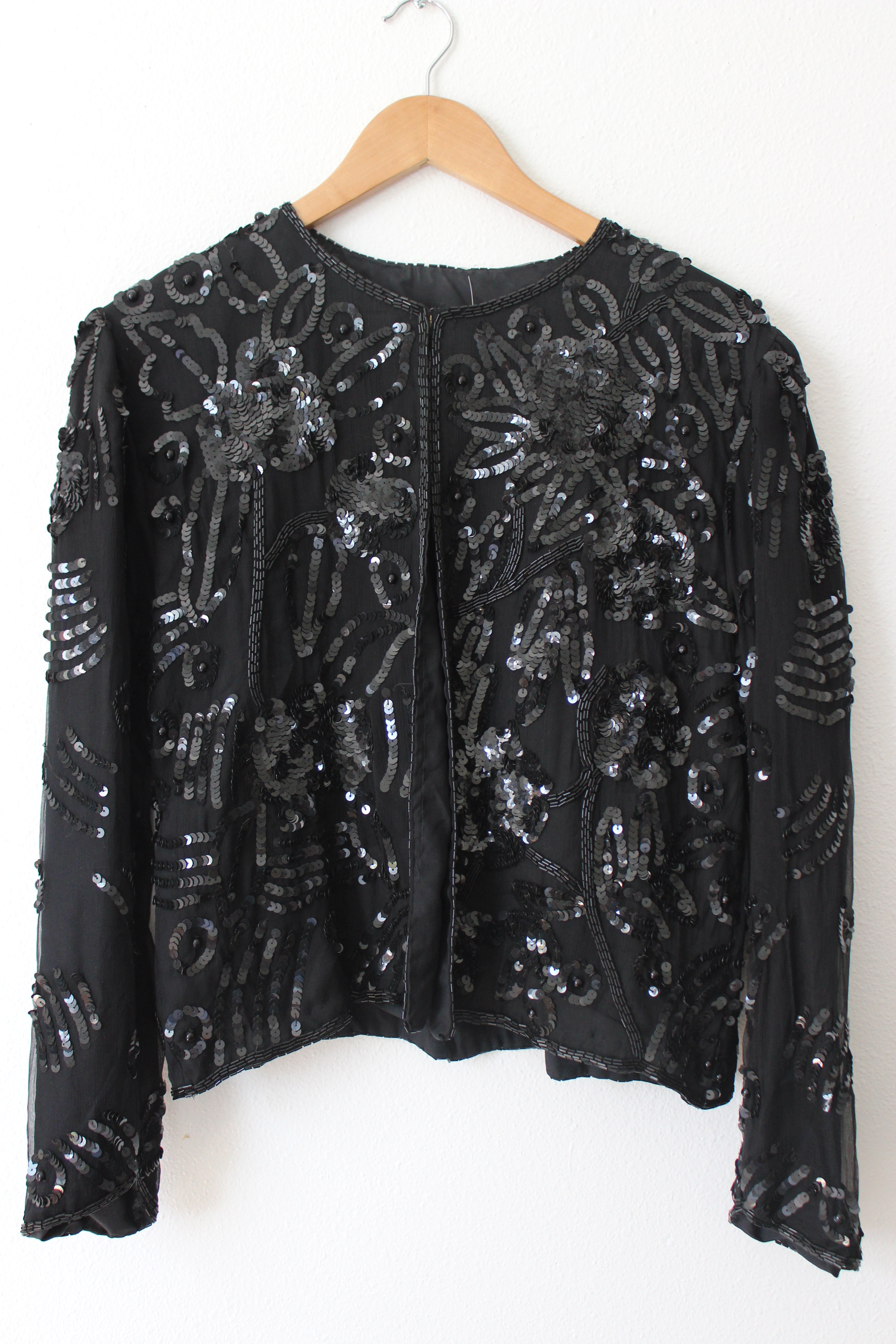Vintage Sequin Cardigan