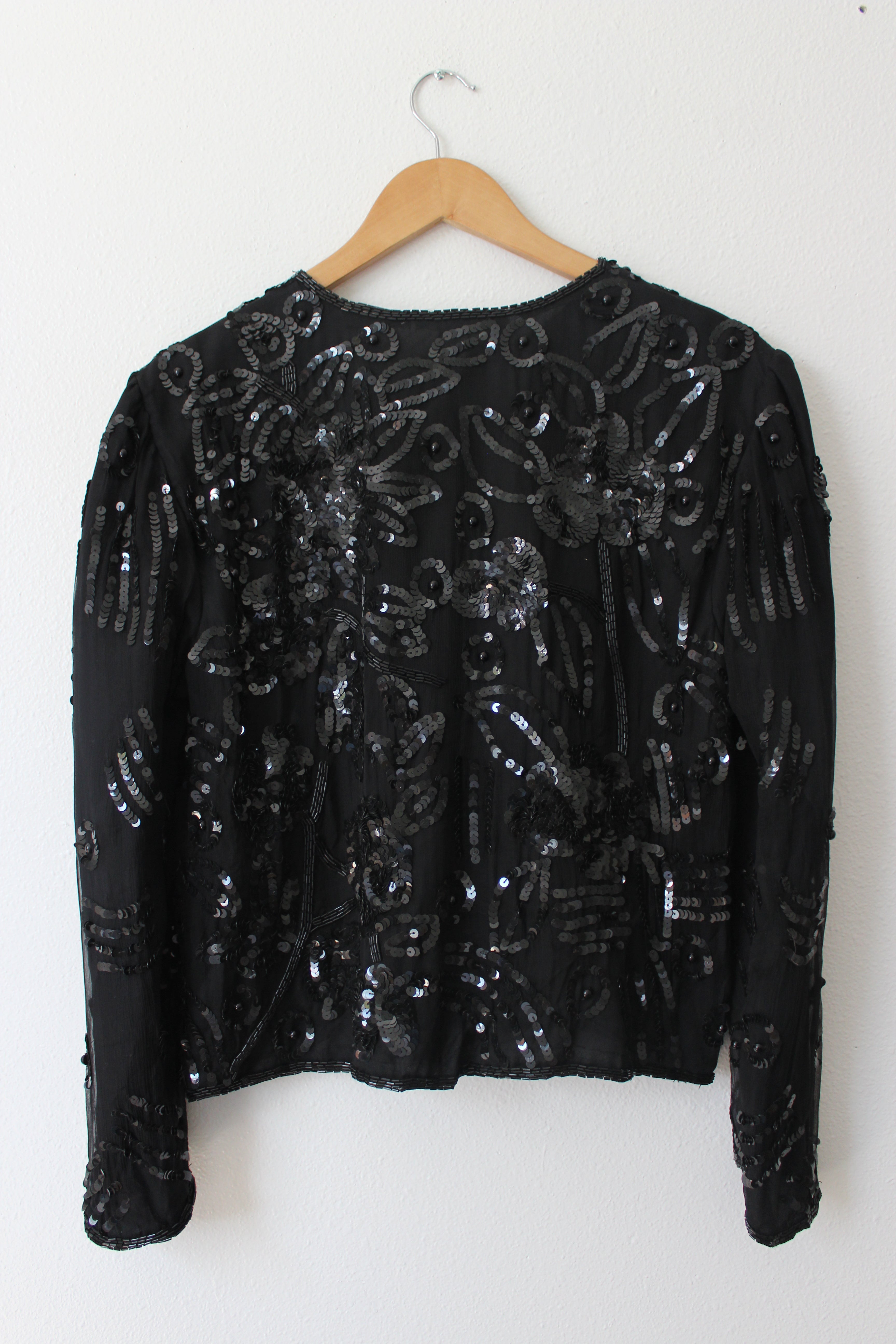 Vintage Sequin Cardigan