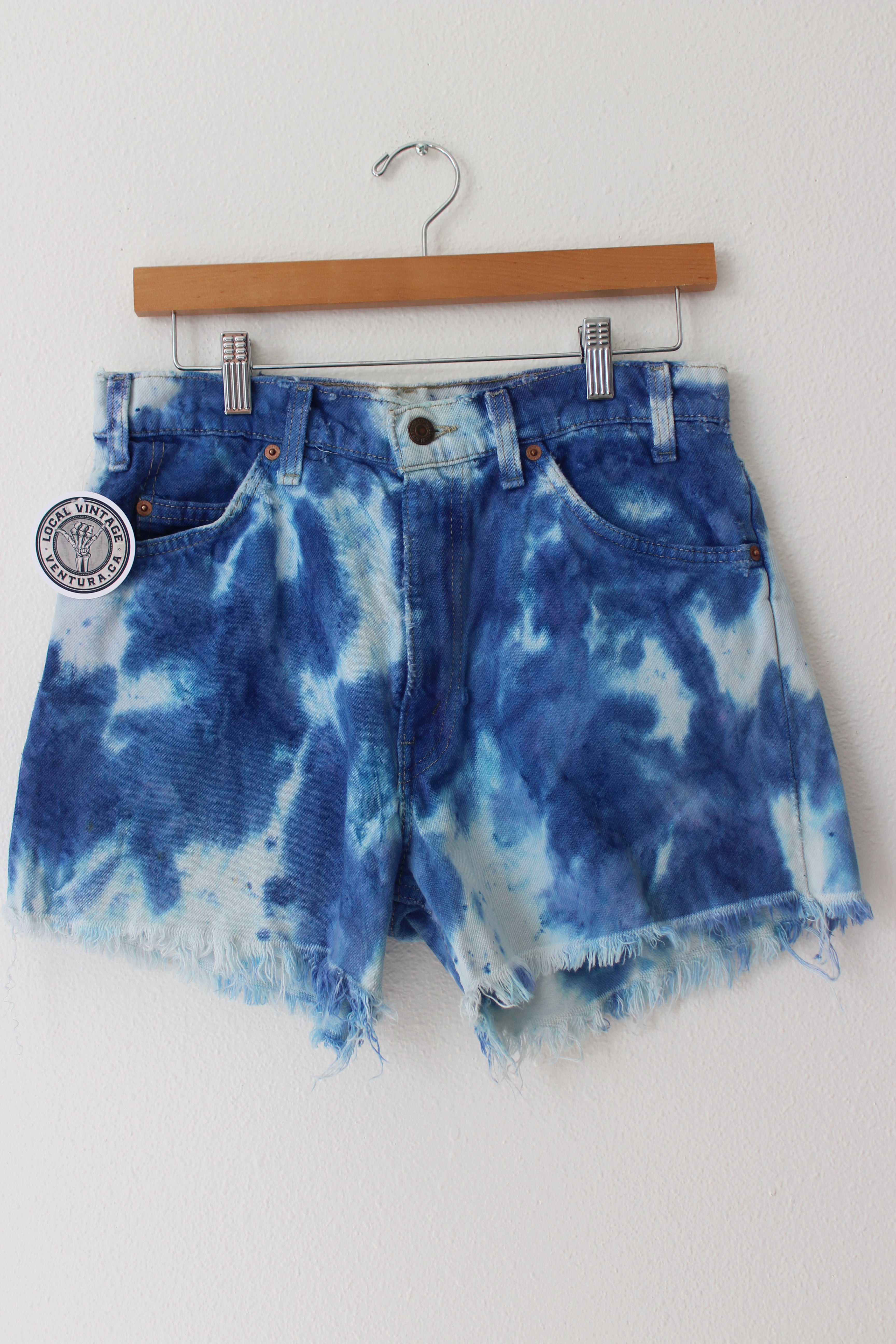 Vintage Tie Dye Orange Tabs