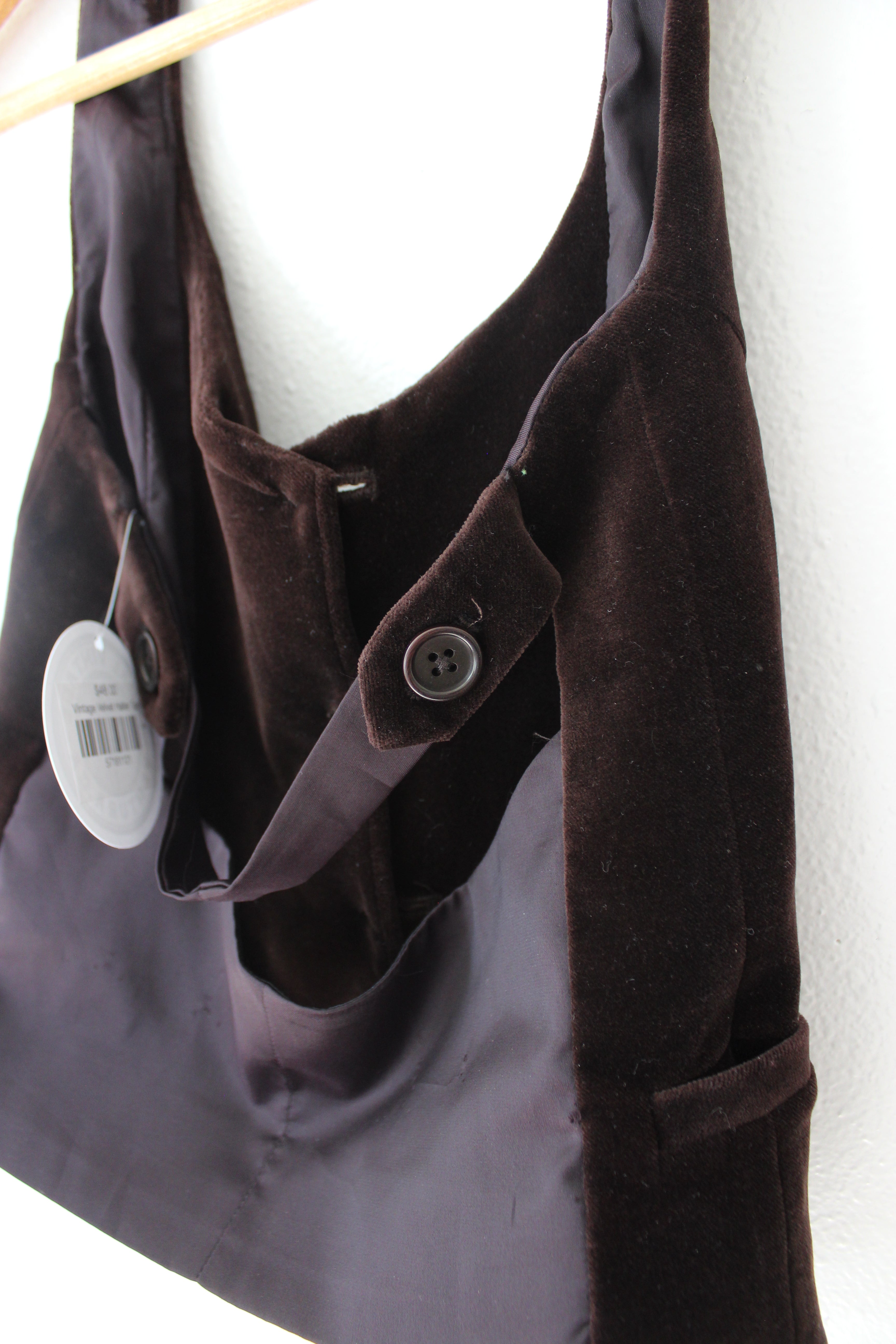 Vintage Velvet Halter Top