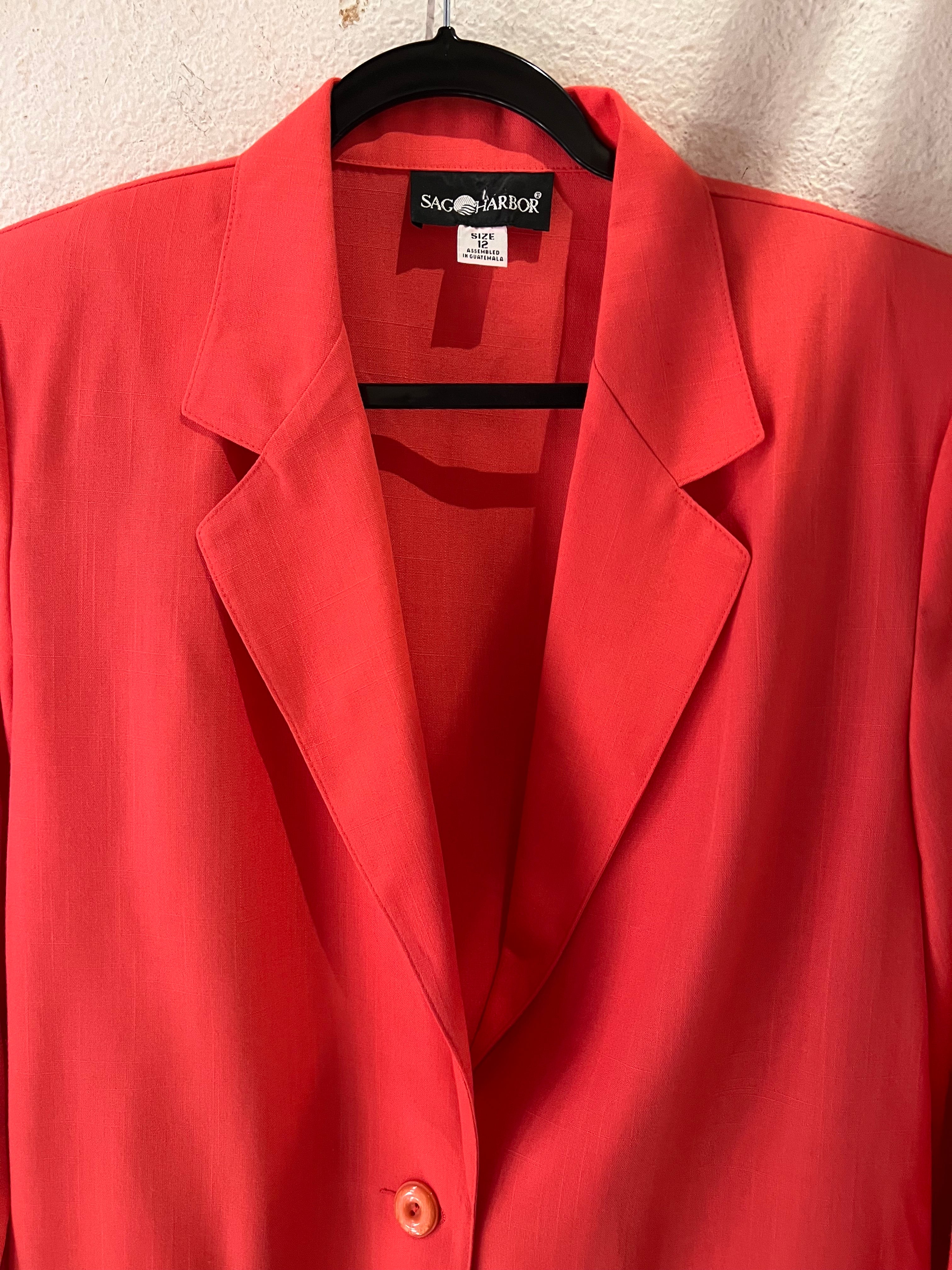 90's Oversized Pink Blazer